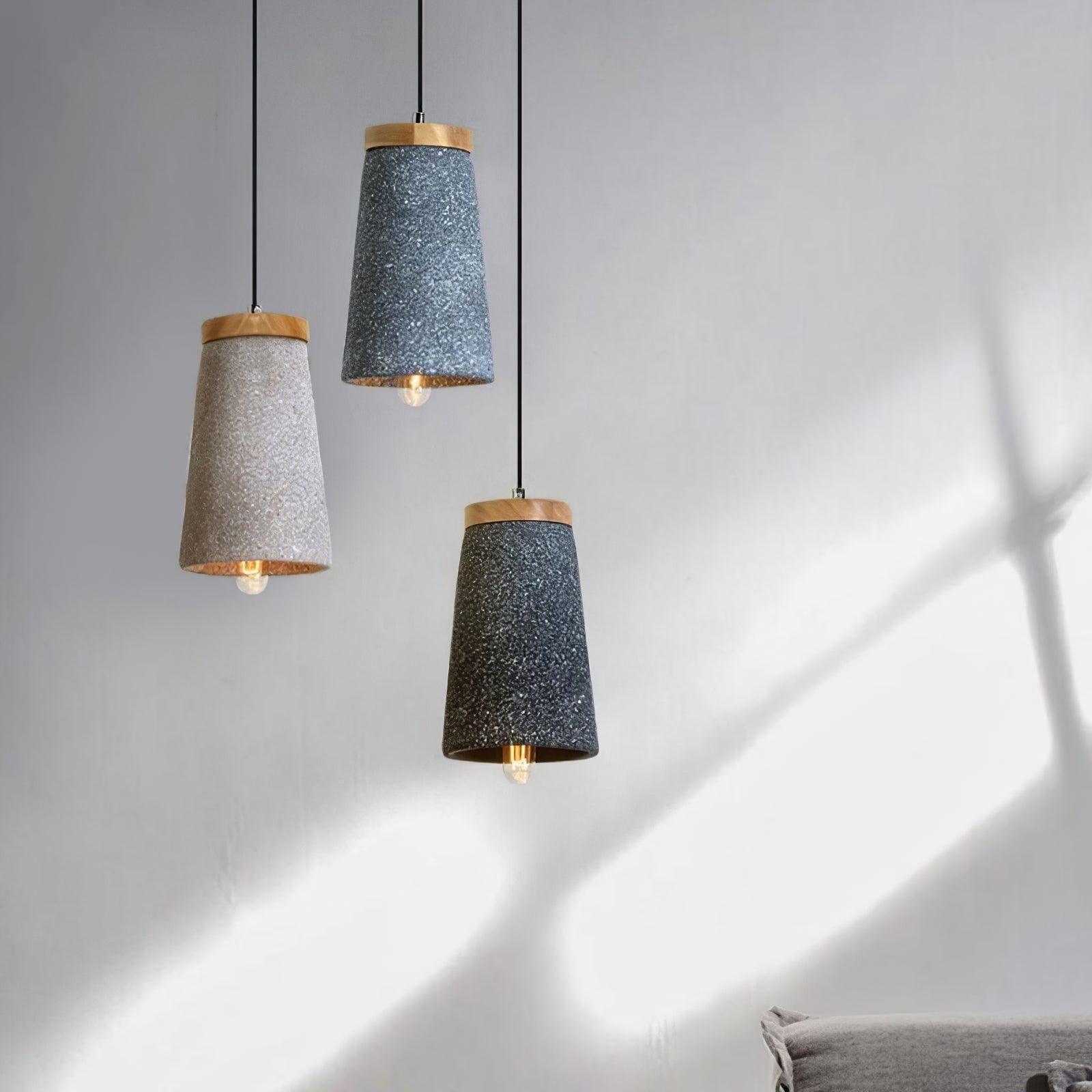 Coburg Wood Cement Pendant Light