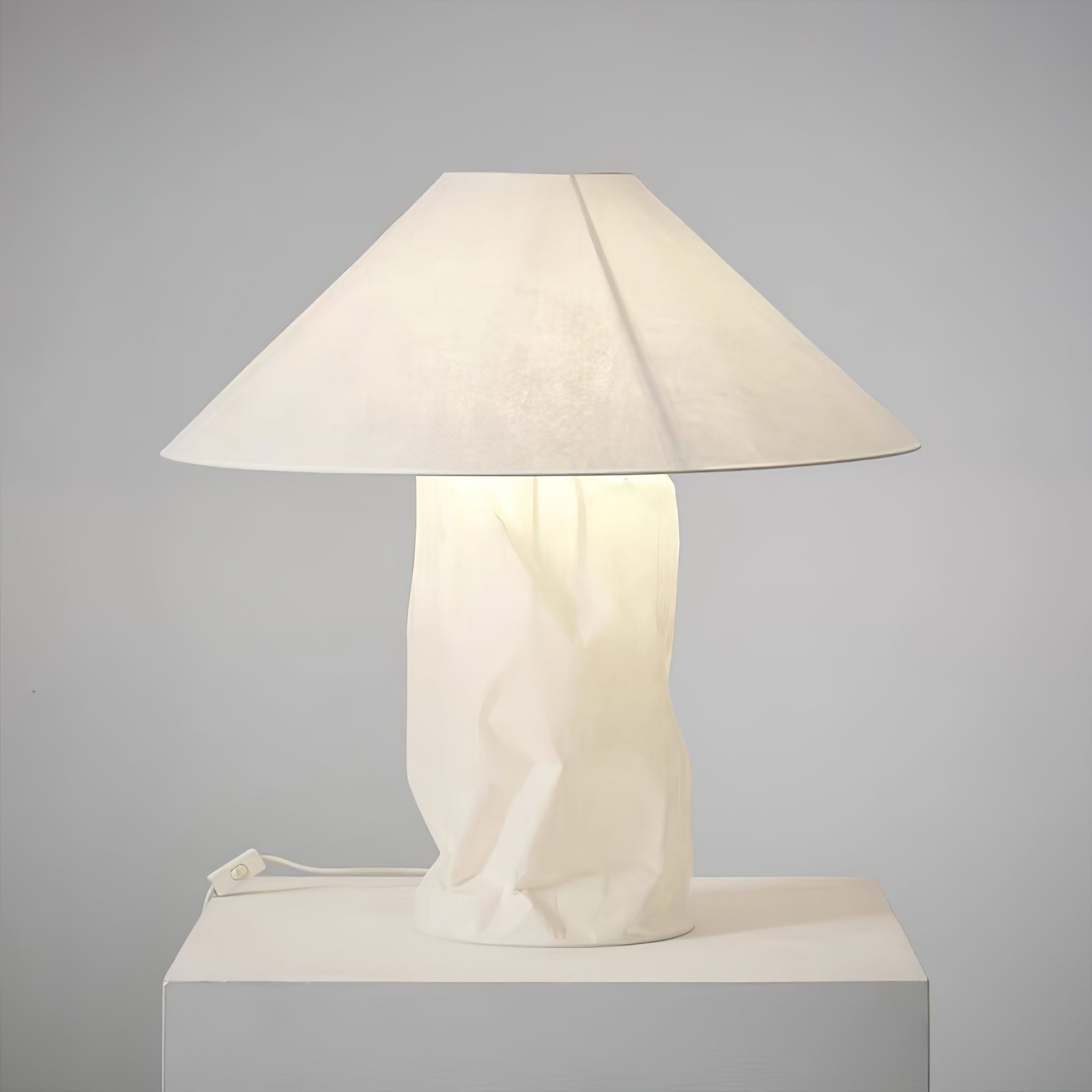 Crinkle Paper Table Lamp