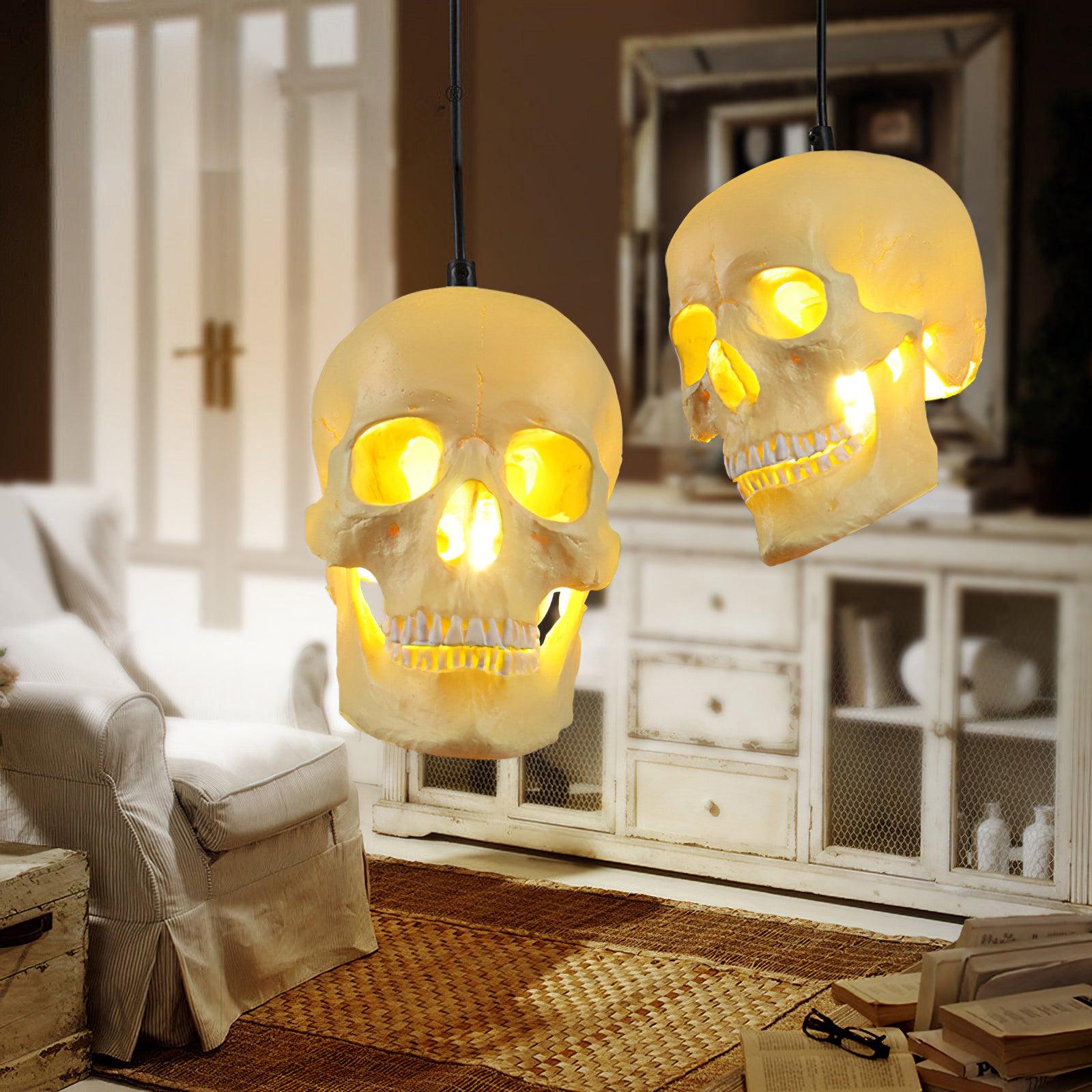 Skull Pendant Light