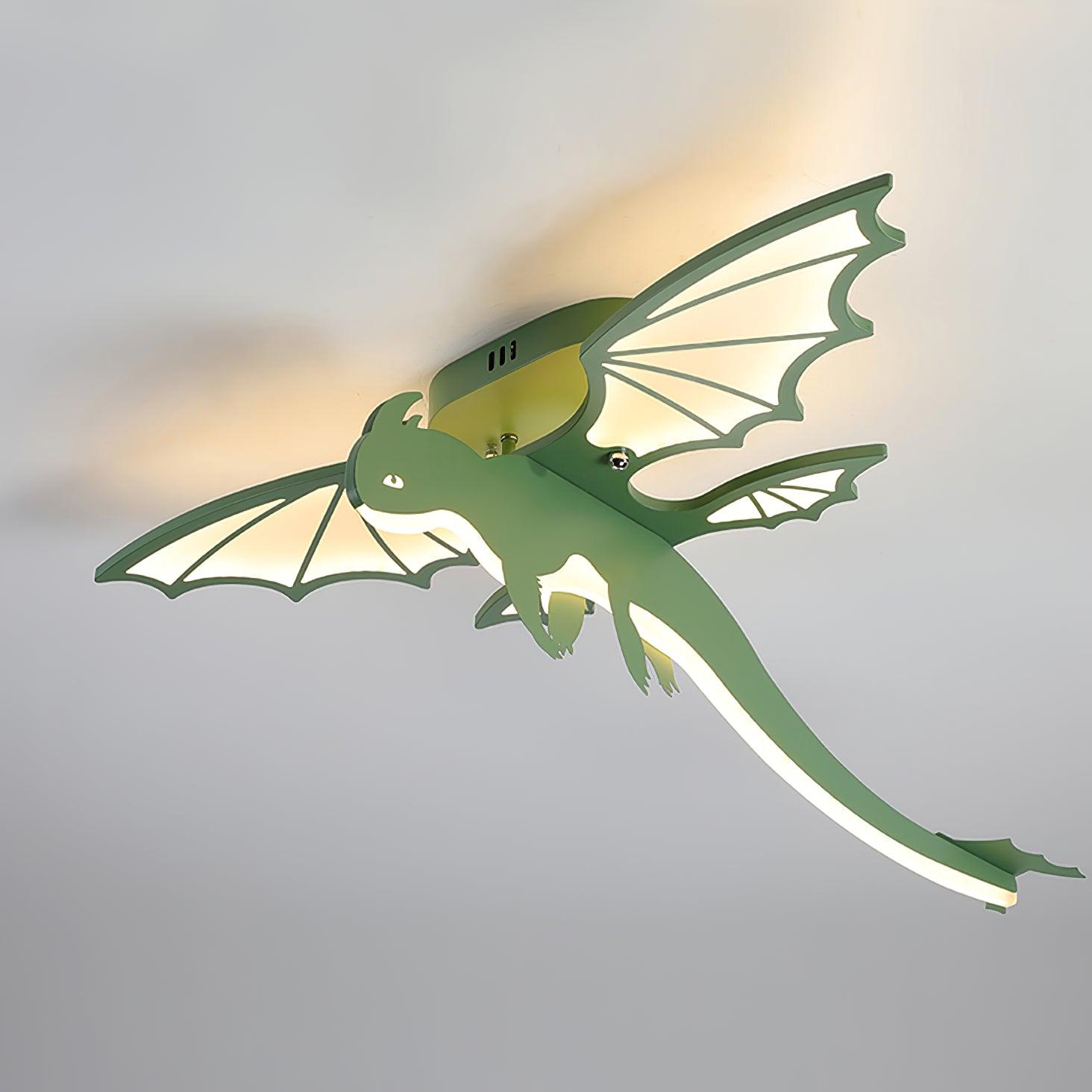 Green Dinosaur Ceiling Light