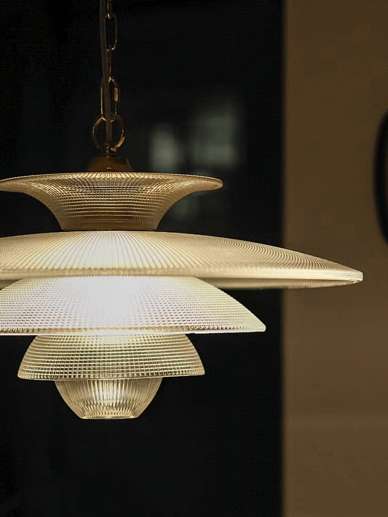 Grid Glass Pendant Light