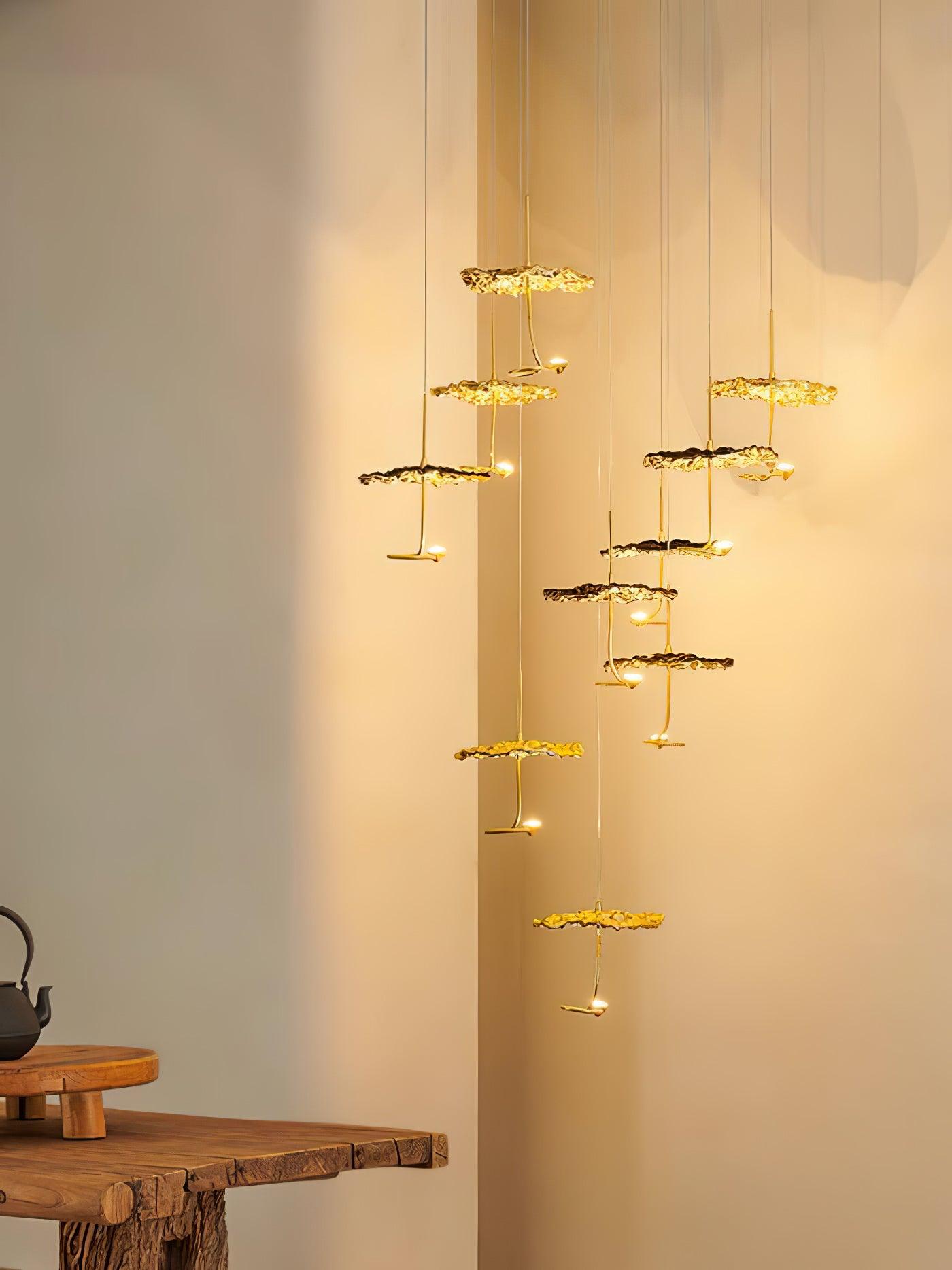 Brass Aviary Constellation Chandelier