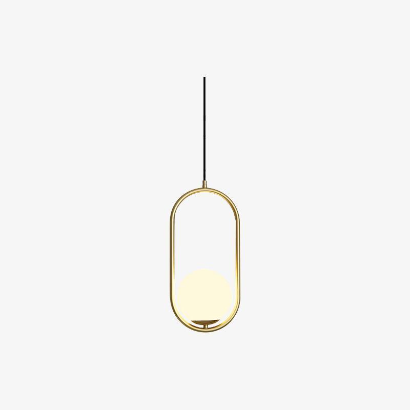 Mila Brass Pendant Swag Light