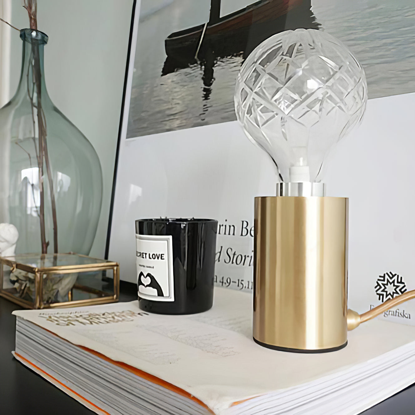 Crystal Bulb Table Lamp