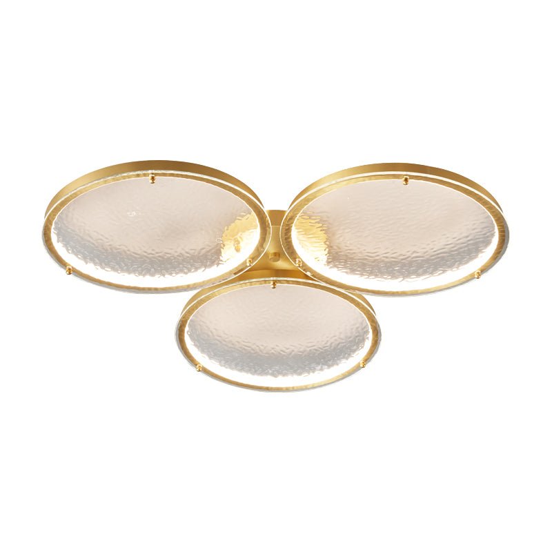 Golden Rings Ceiling Light