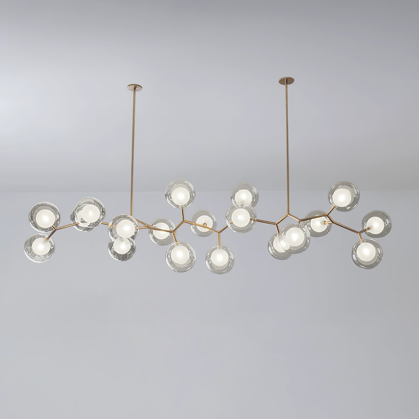 Molecular Glass Balls Chandelier