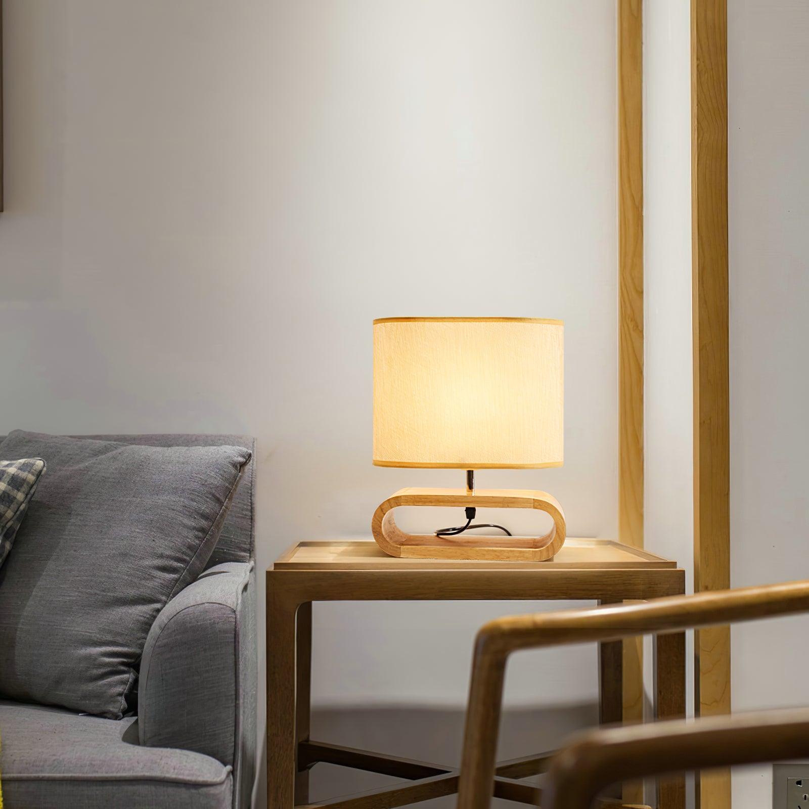 Moti Wood Table Lamp