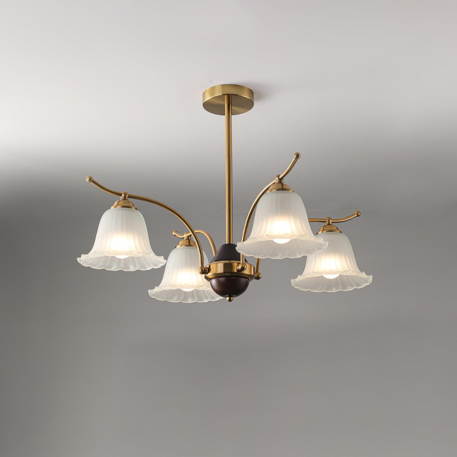 Flora Brass Chandelier