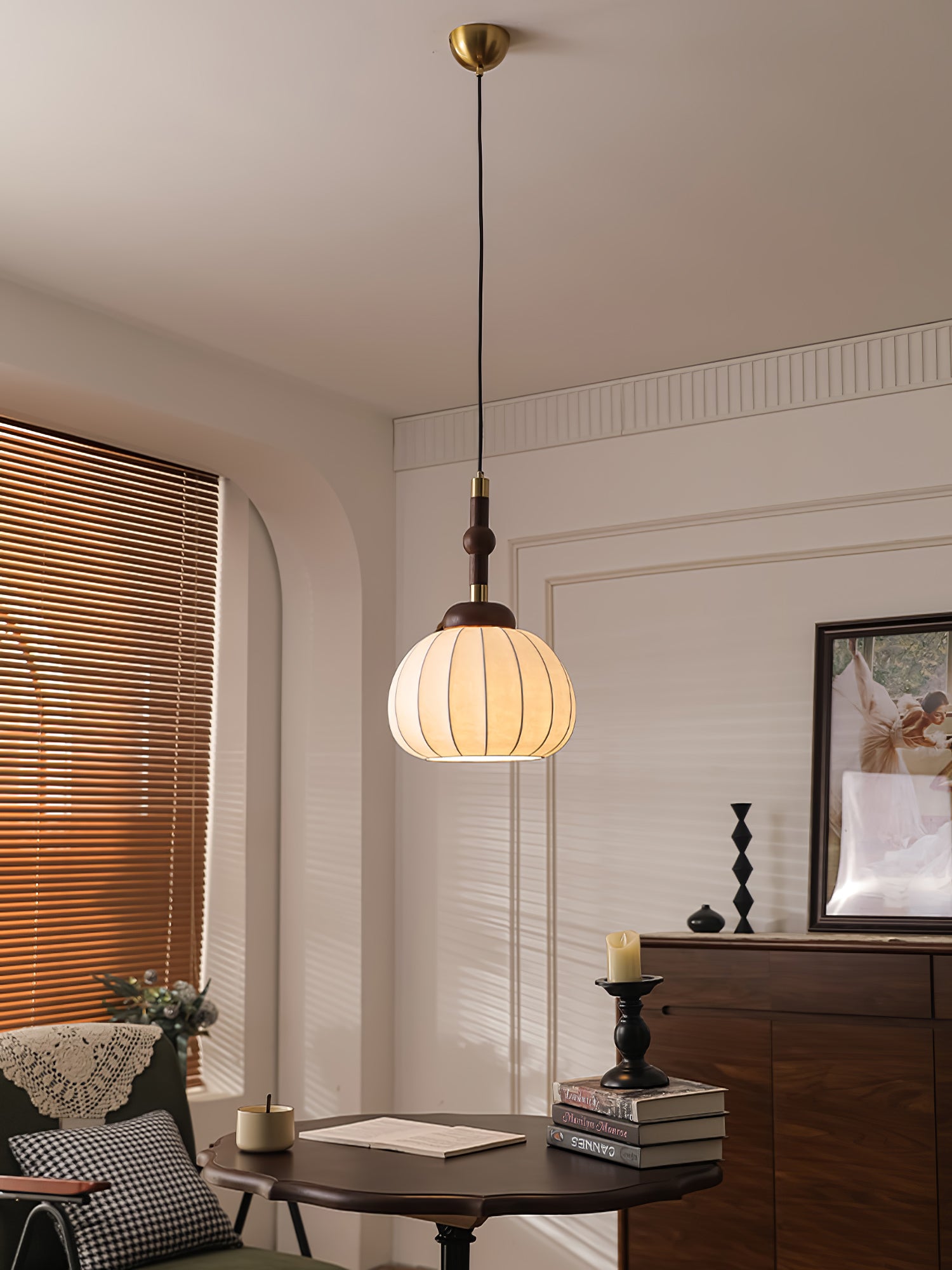 Silk Globe Pendant Lamp