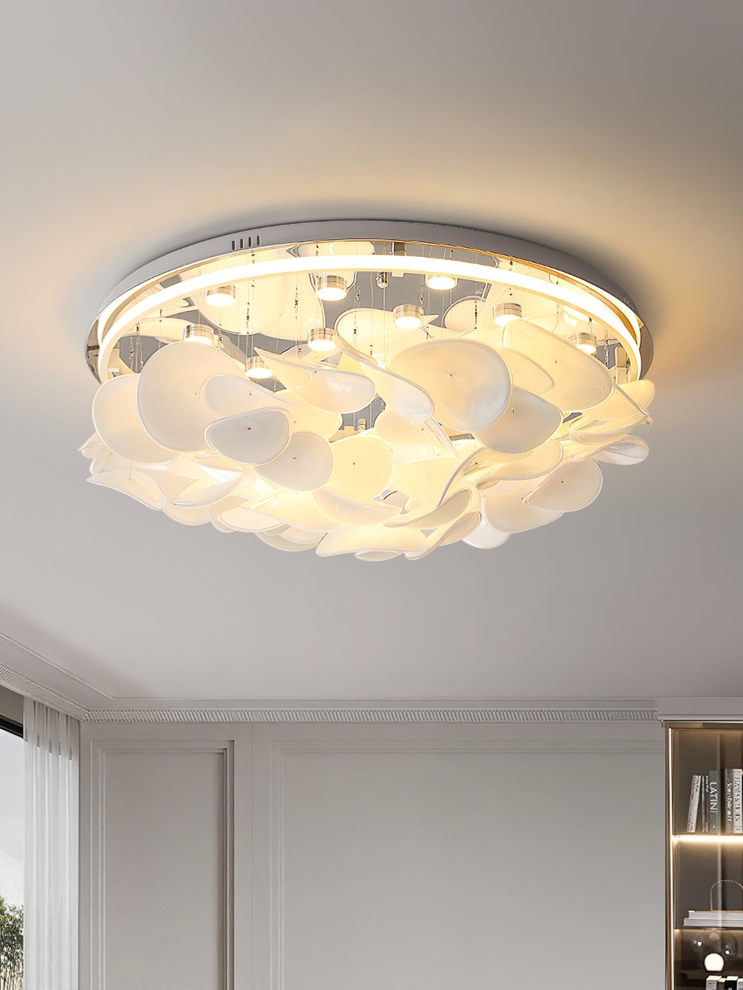 French Radici Petal Ceiling Lamp