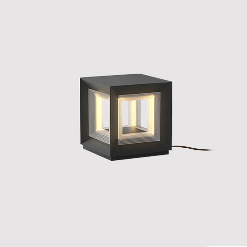 Light Cube Outdoor Post Light