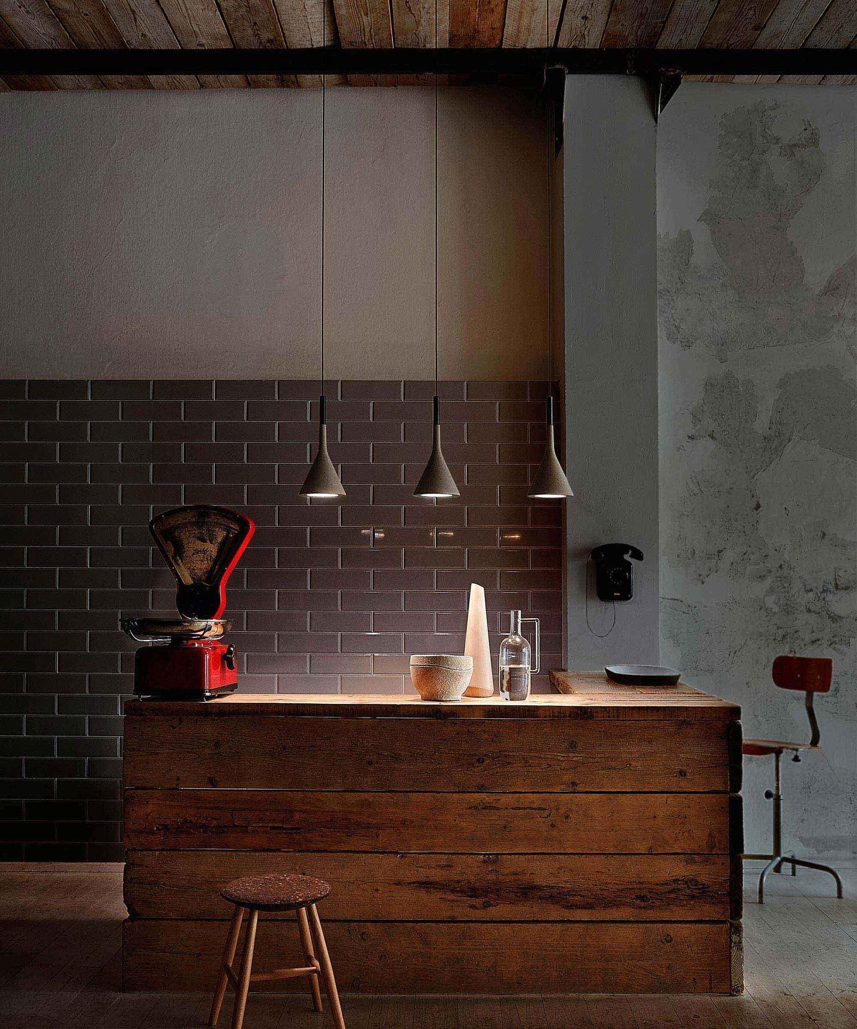 Conical Concrete Pendant Light