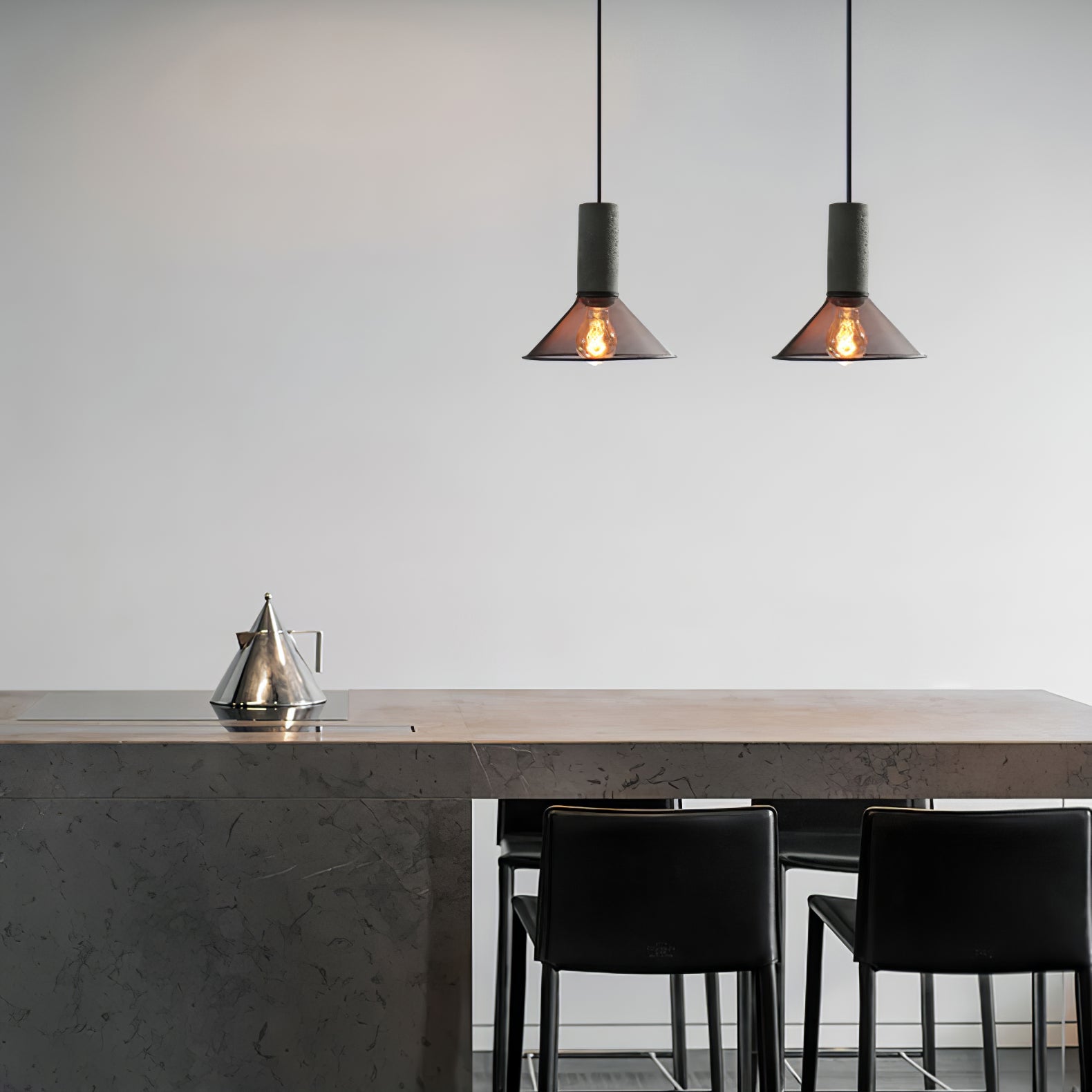 Cement Mesh Pendant Light