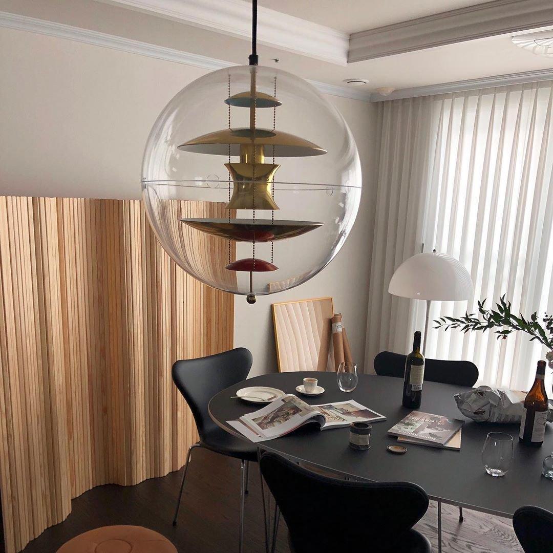 Round Sphere Pendant Lamp