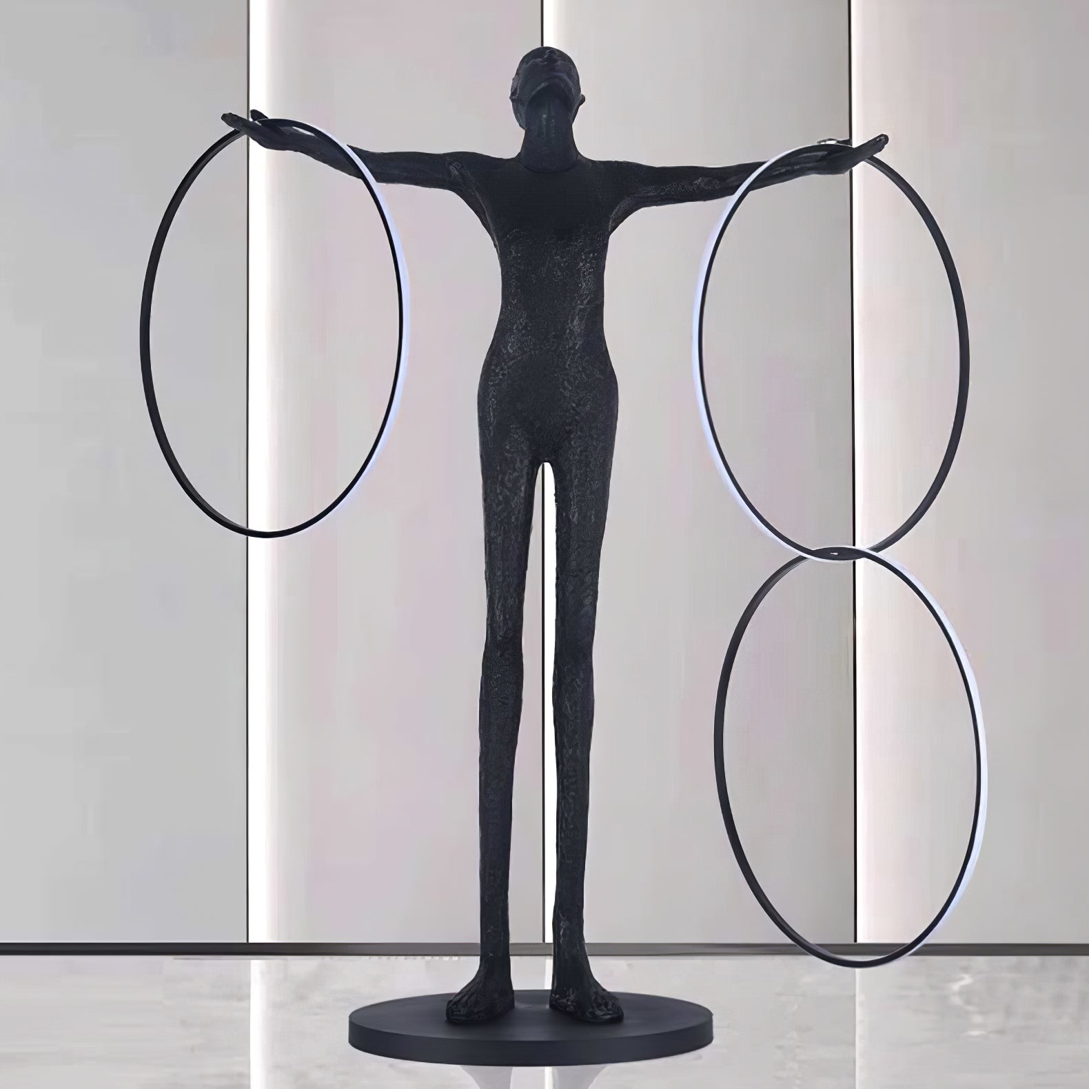 Trinity Life Sculpture Floor Lamp