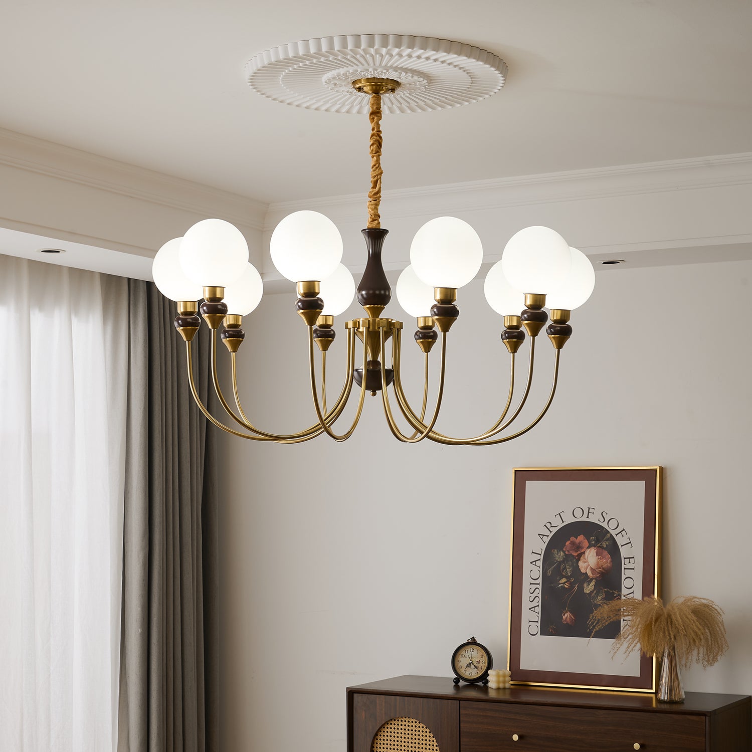 Helena Curve Chandelier