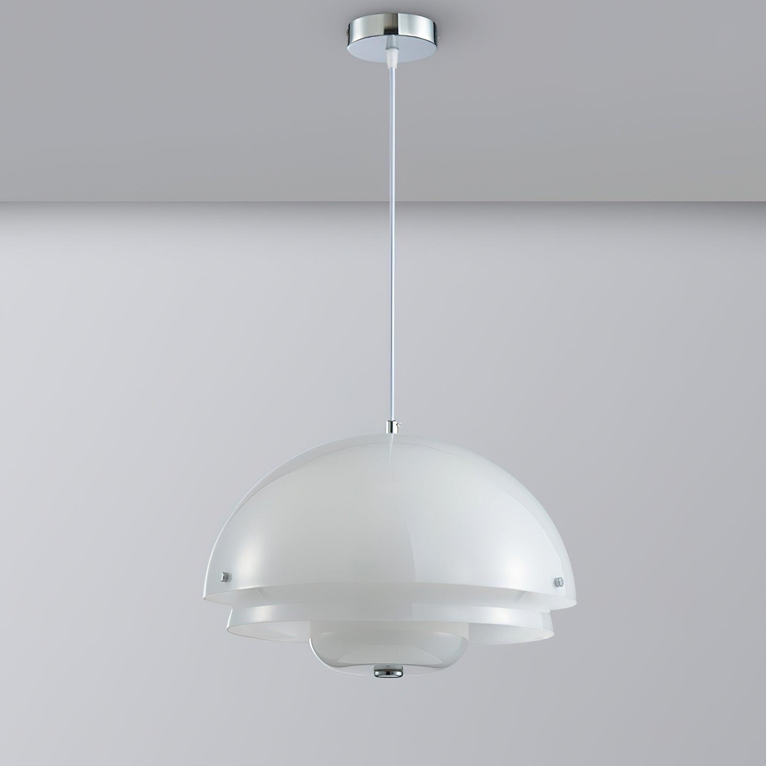 Milk White Layer Pendant Lamp