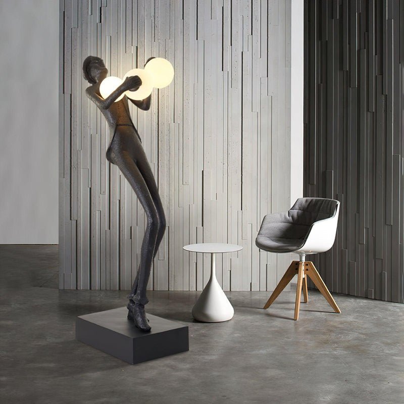 Gentleman Sculpture Floor Lamp