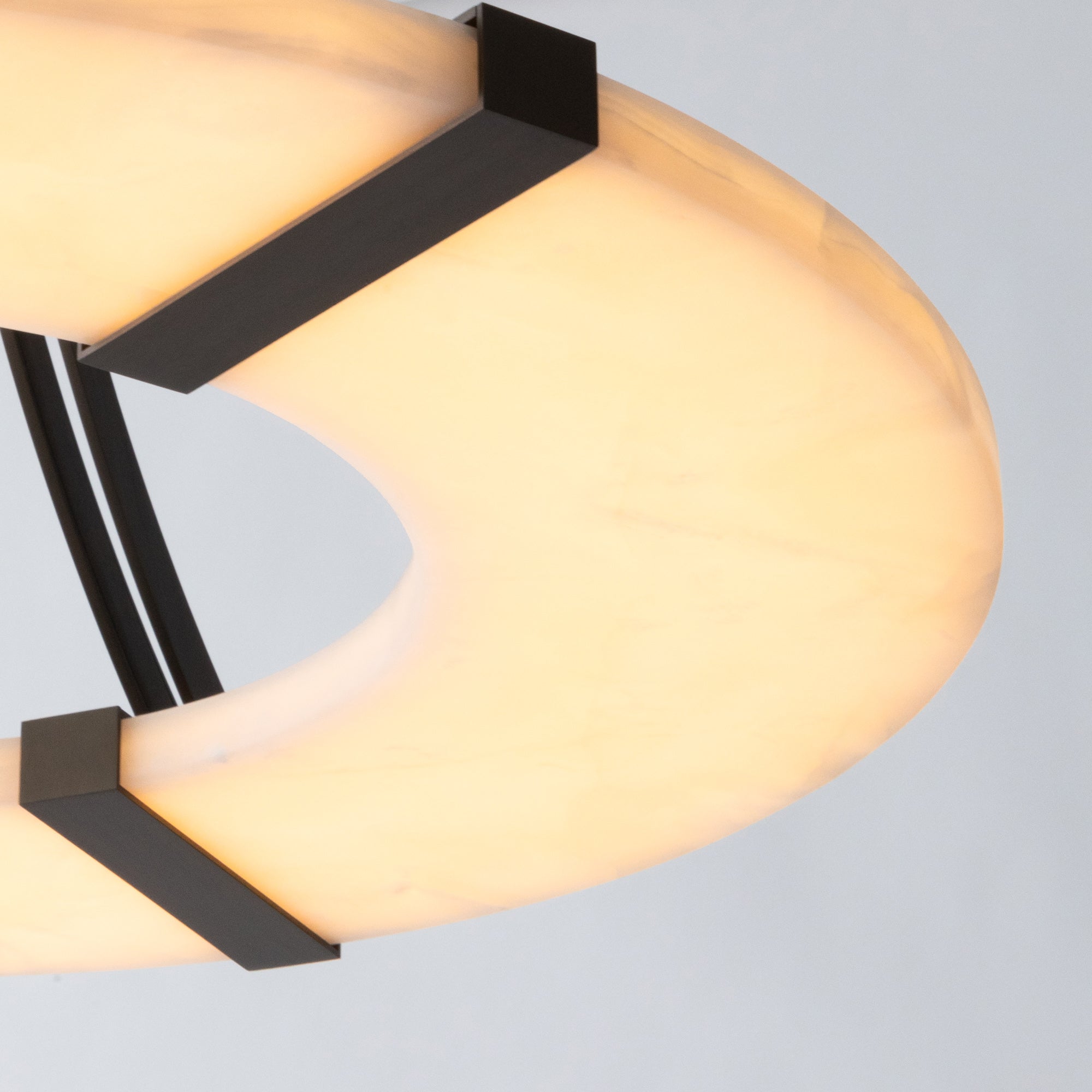 Alabaster Halo Pendant Light