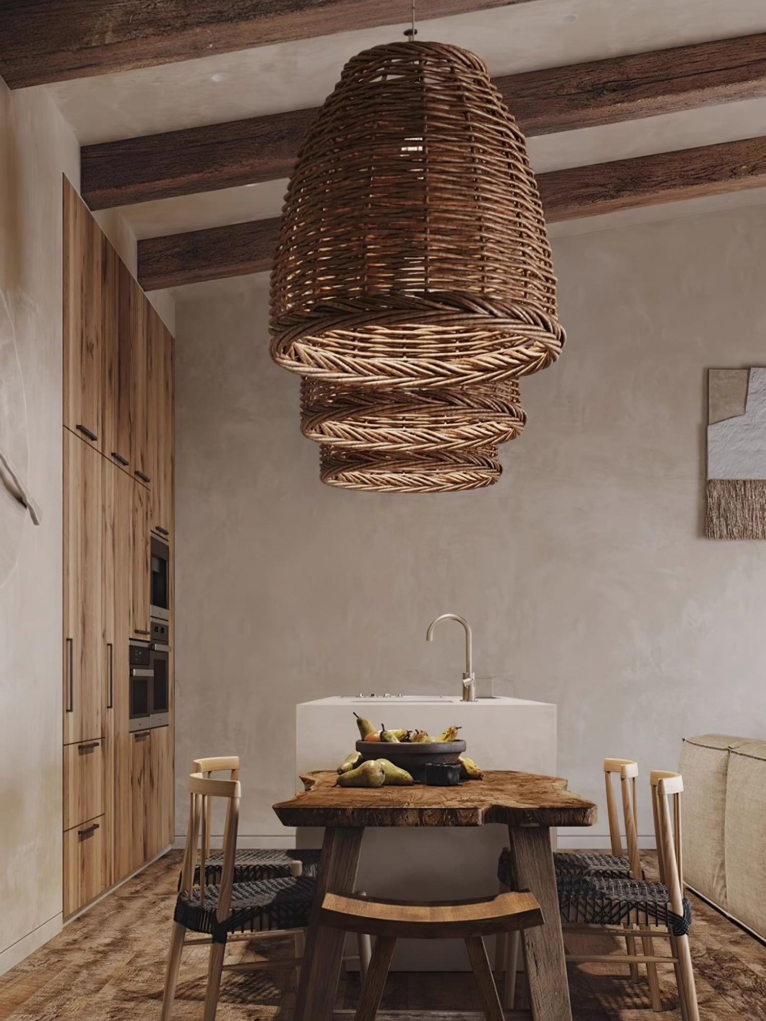 Hues Wicker Pendant Lamp