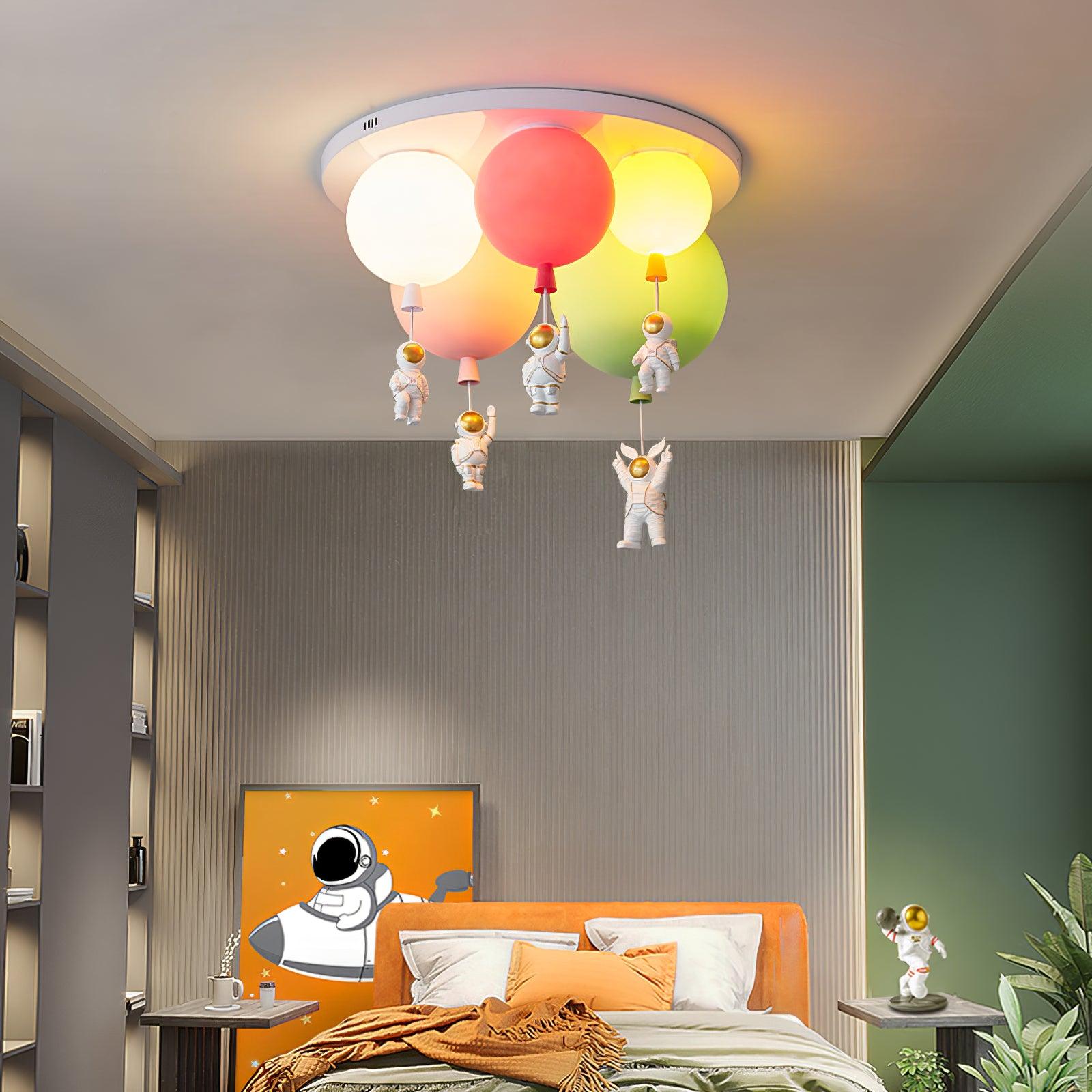 Frosted Balloon Combination Ceiling Lamp