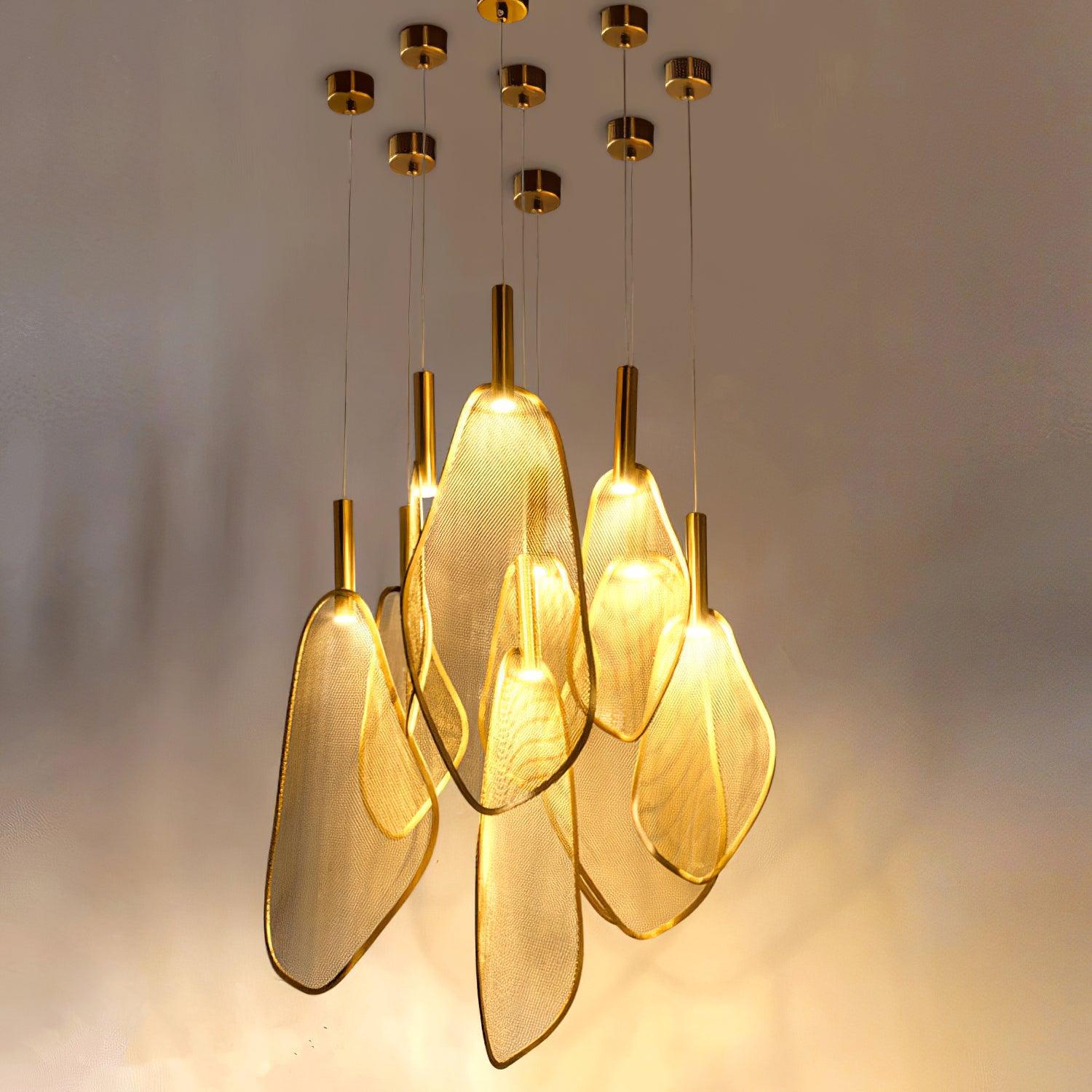 Fan Shape Pendant Light