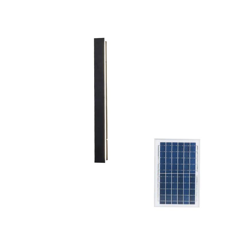 Long Strip Solar Outdoor Sconce