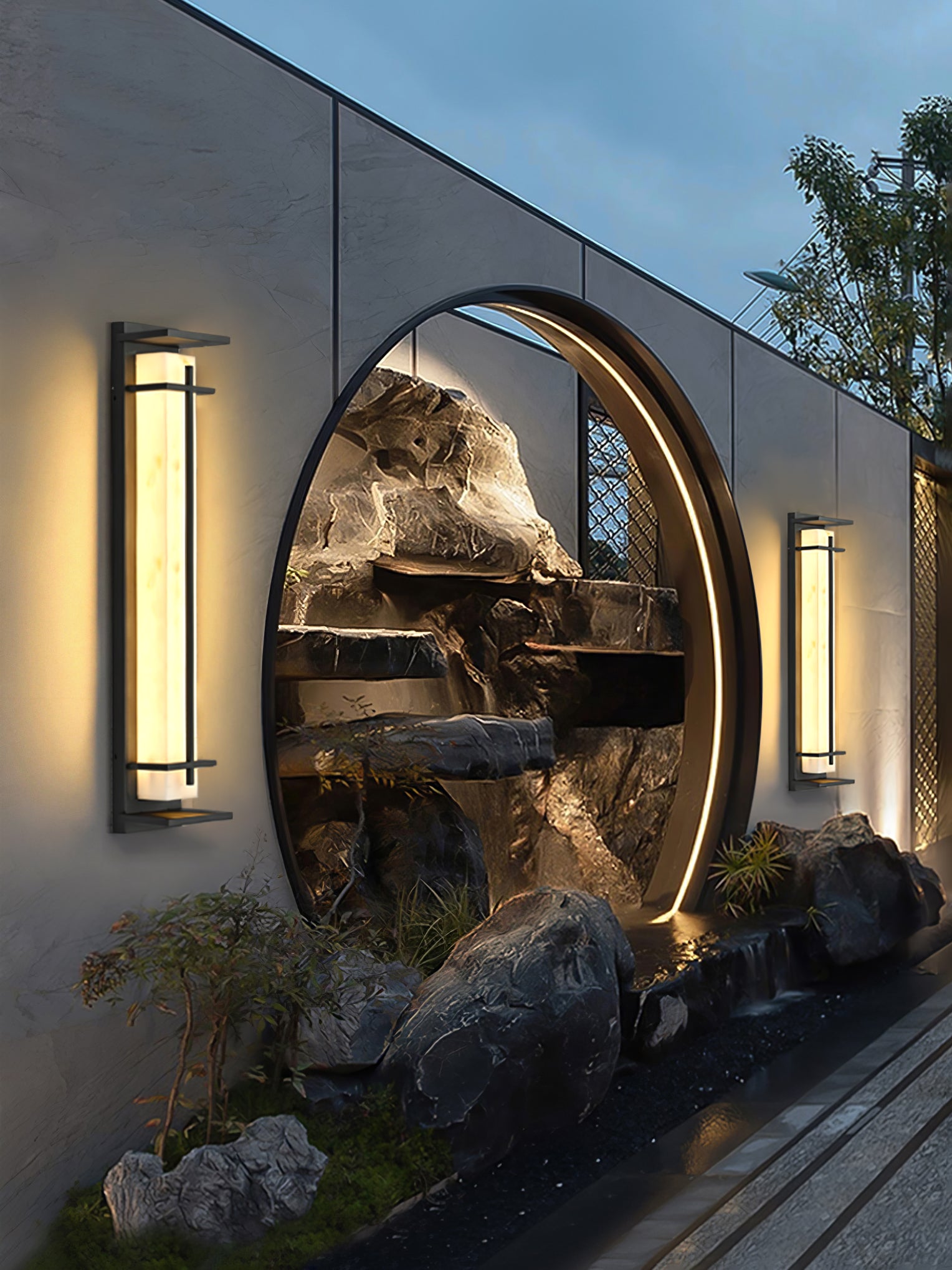 Square Outdoor Wall Light