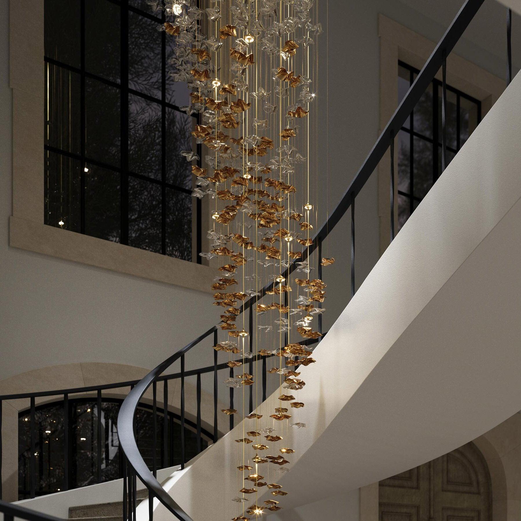 Tidal Stair Chandelier