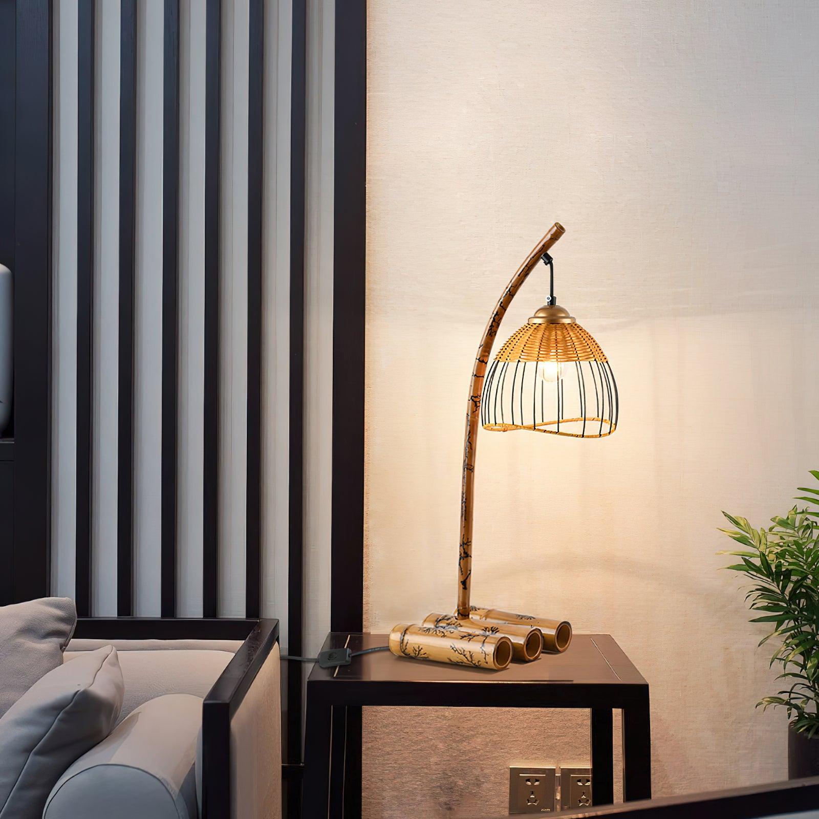 Bamboo Zen Table Lamp