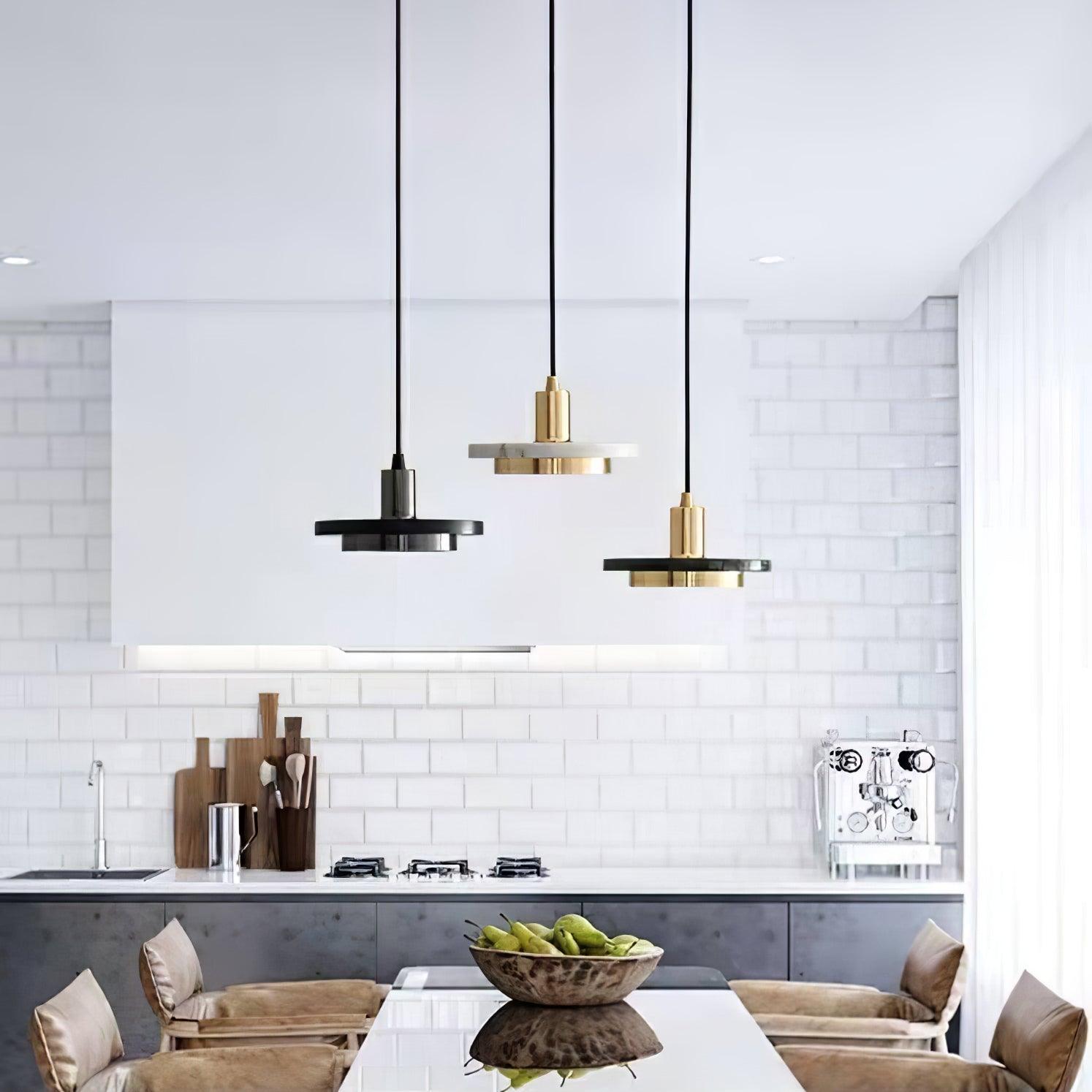 Double Circle Pendant Light