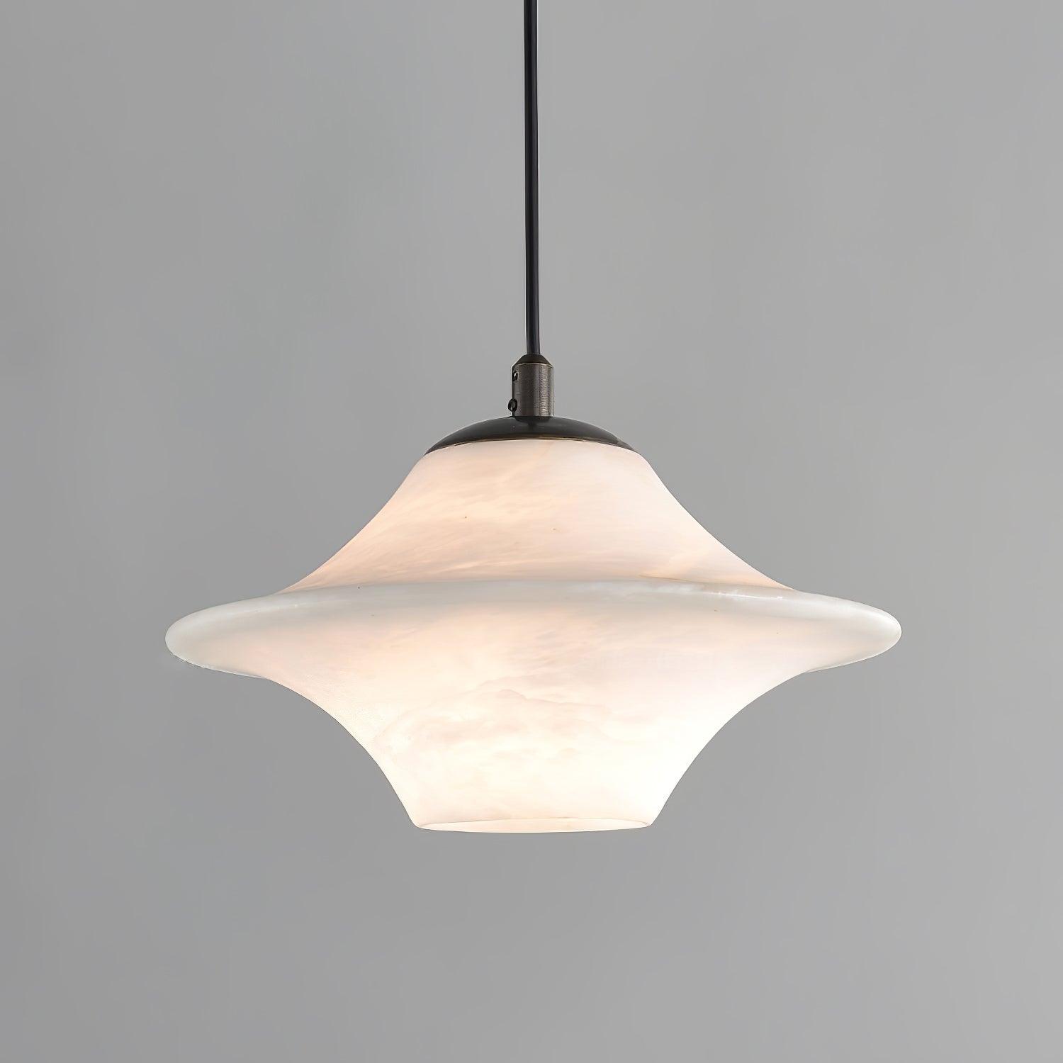 Saucer Alabaster Pendant Light