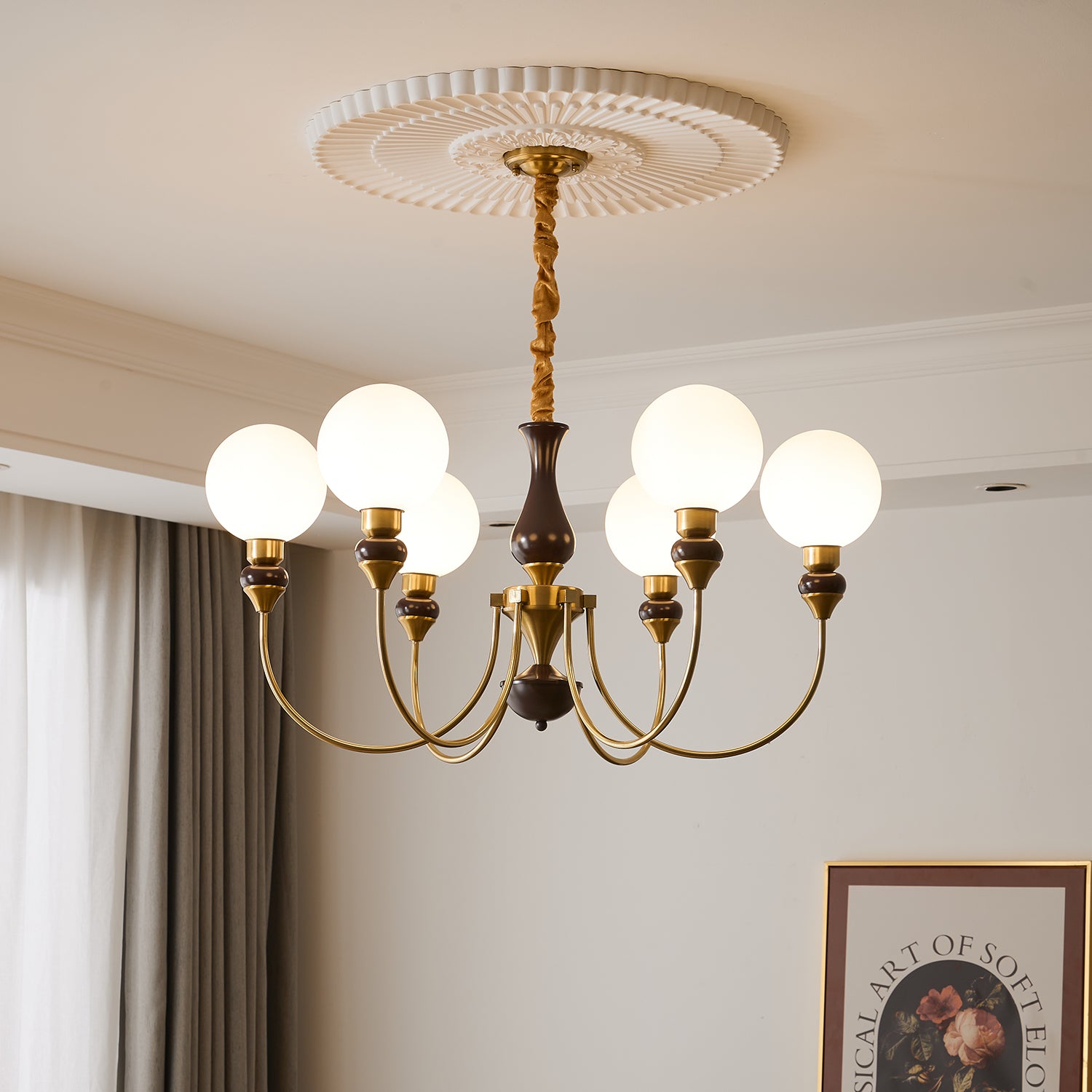 Helena Curve Chandelier