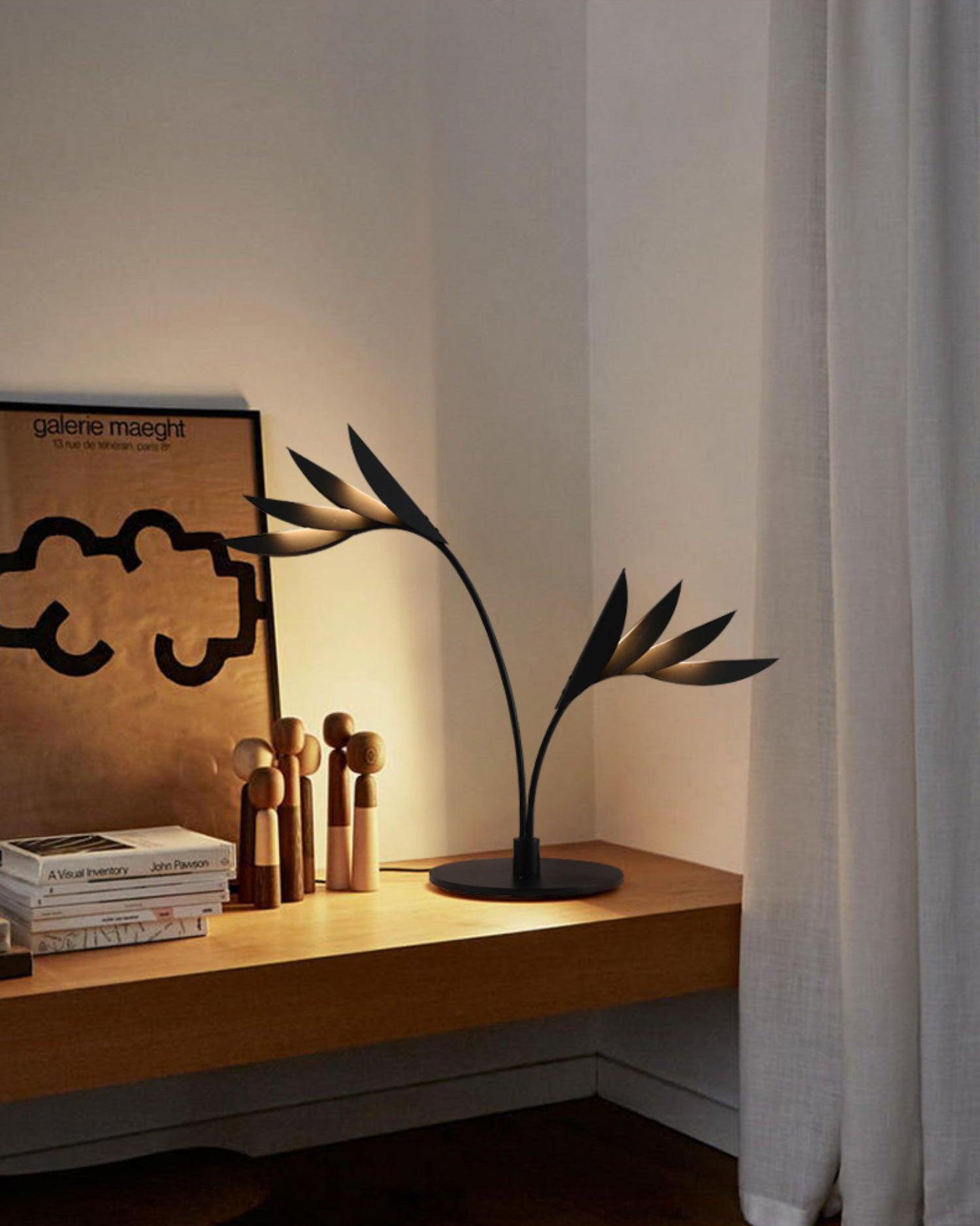 Double Leaf Table Lamp