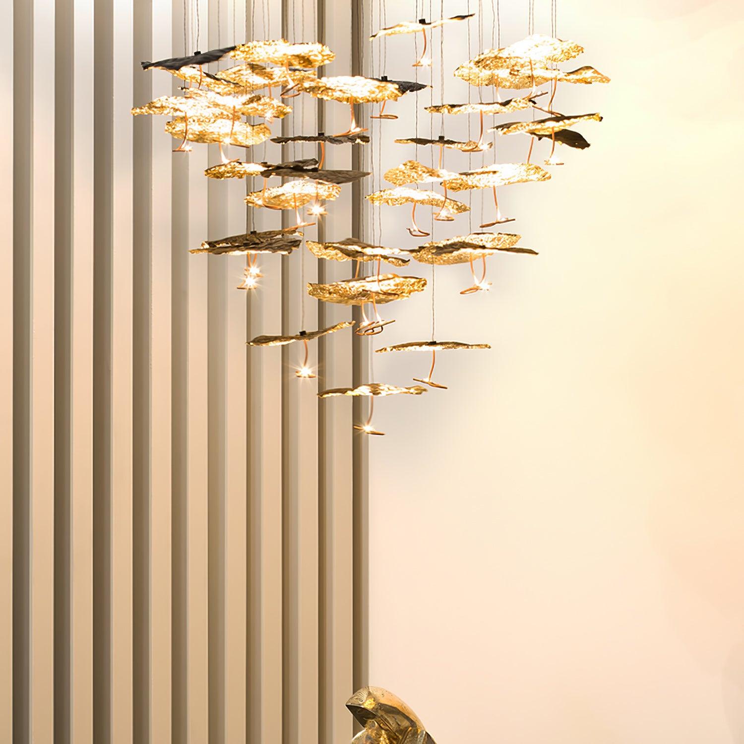 Brass Aviary Constellation Chandelier