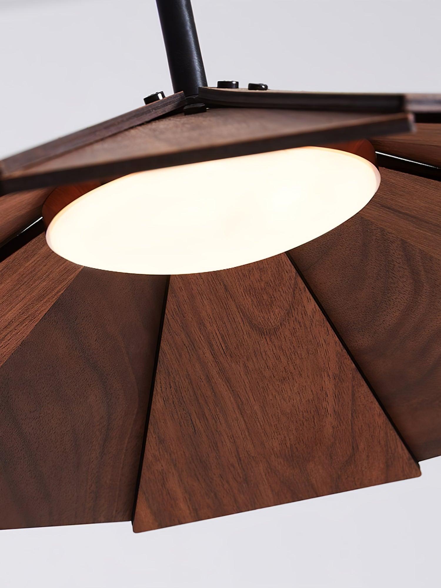 Umbrella Wooden Pendant Light