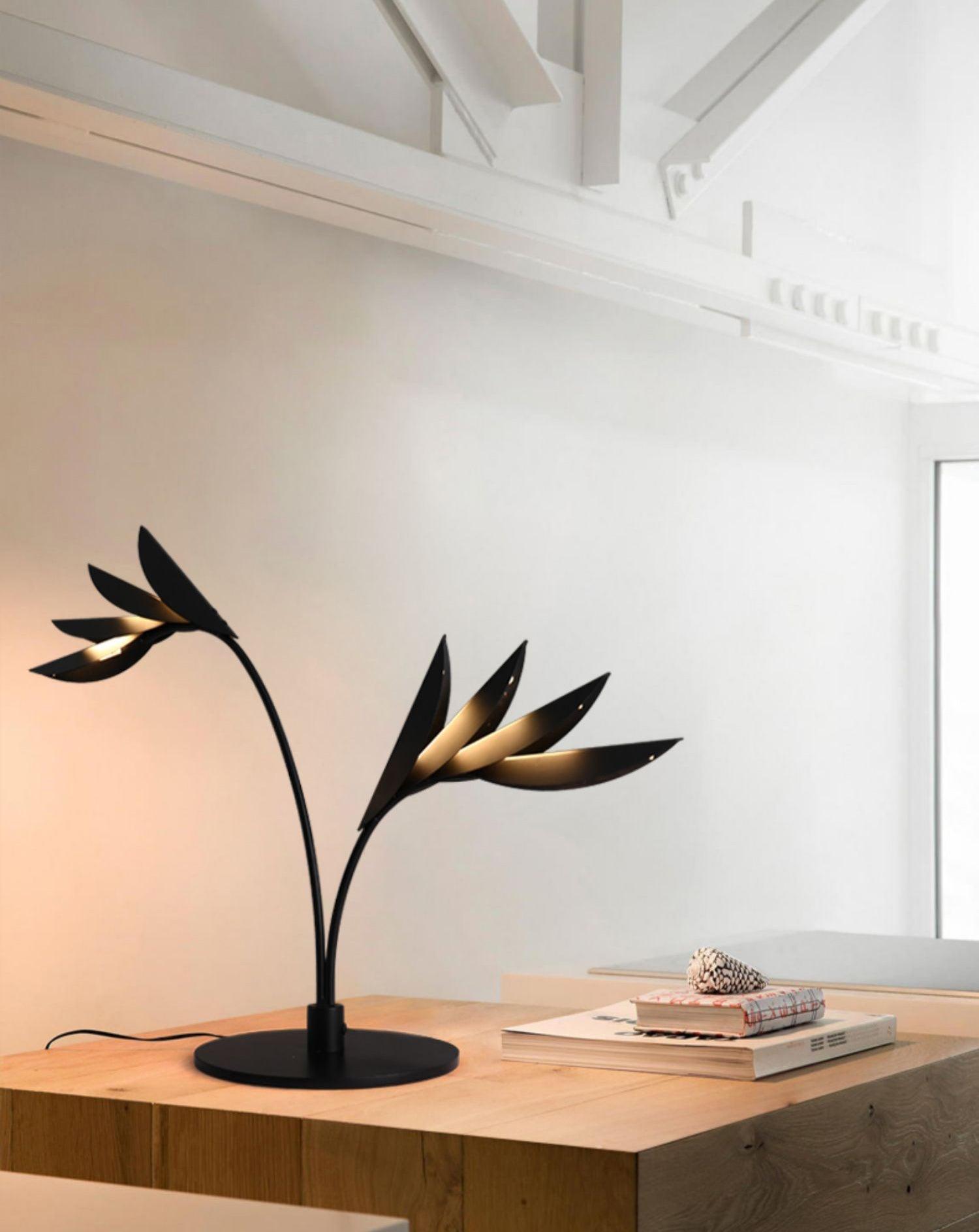 Double Leaf Table Lamp