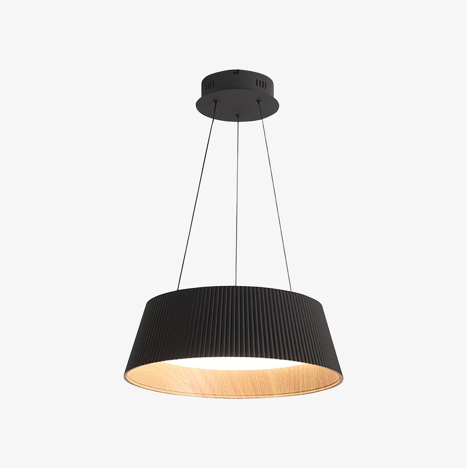 Modern Ribbed Pendant Light