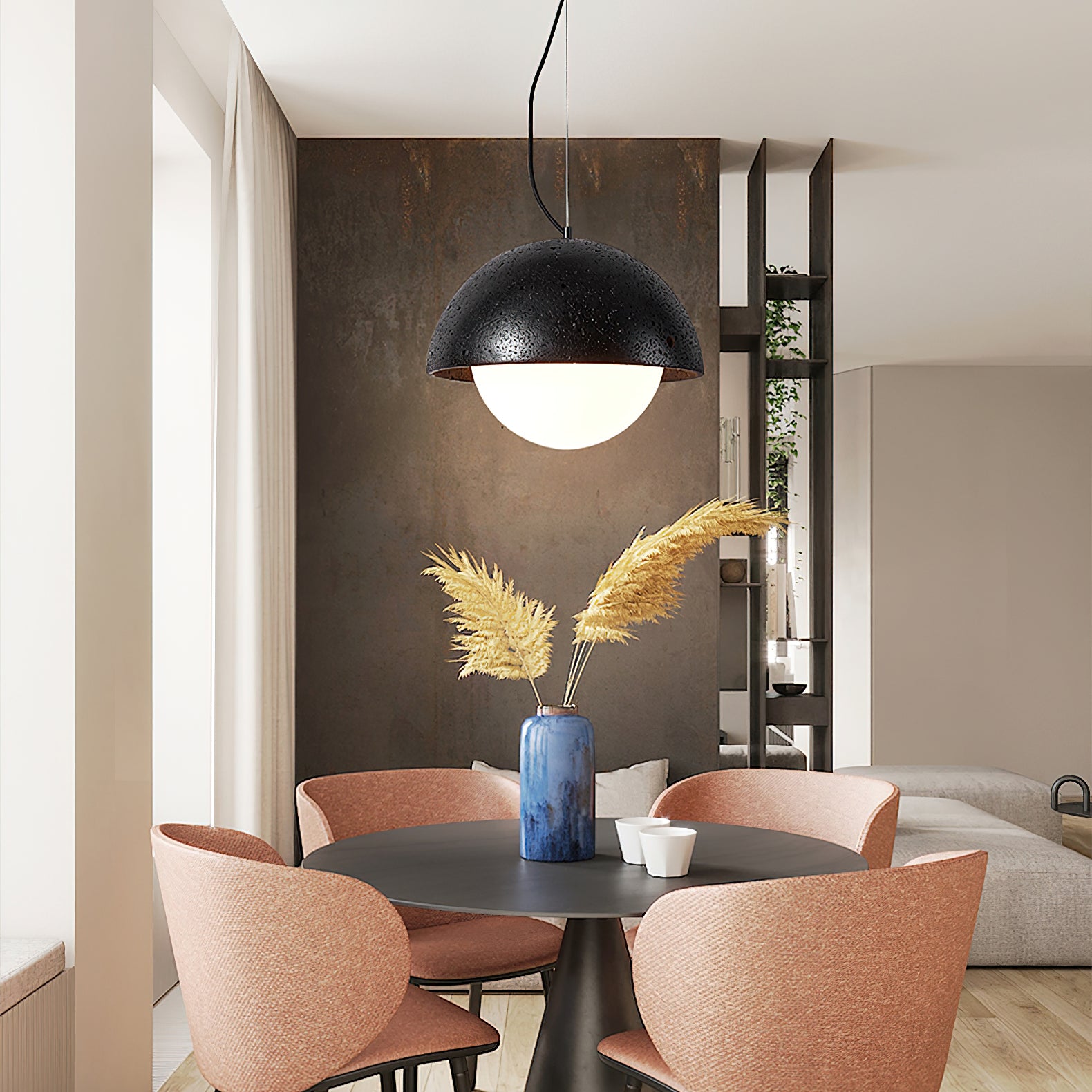 Crescent Glow Pendant Lamp