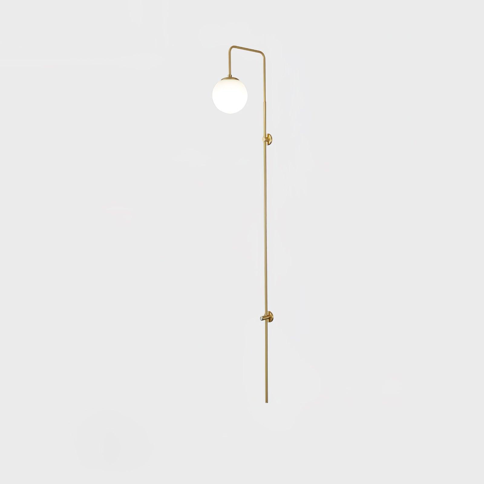 Globe Brass Wall Sconce