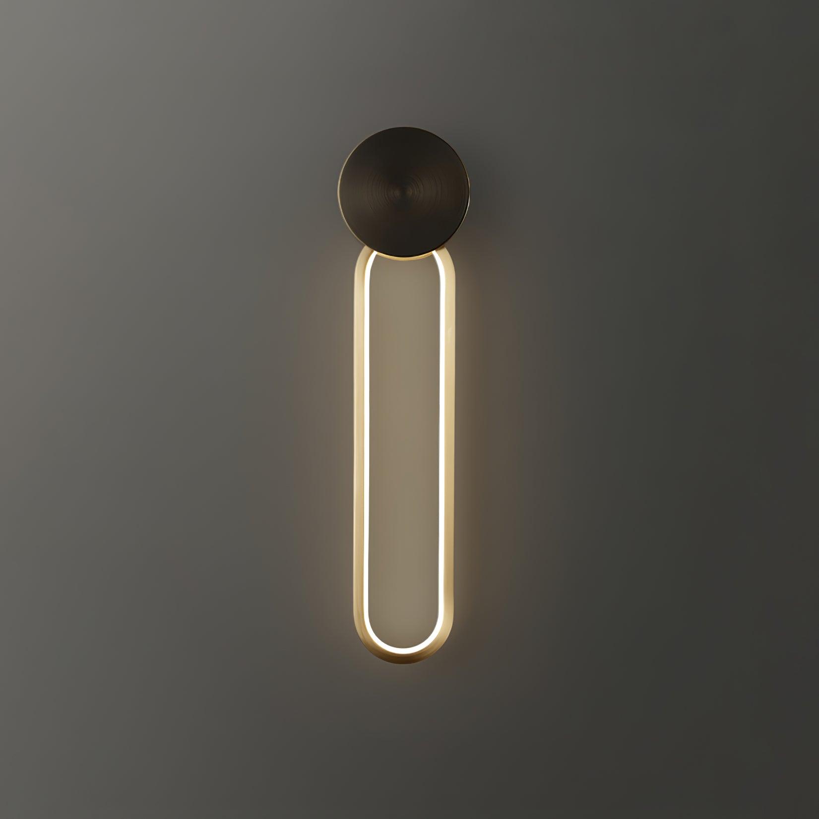 Simple Elliptical Wall Sconce