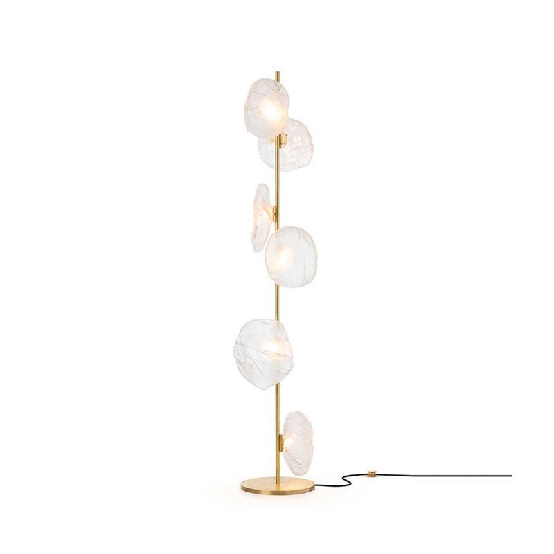 Glass Mesh Petals Floor Lamp