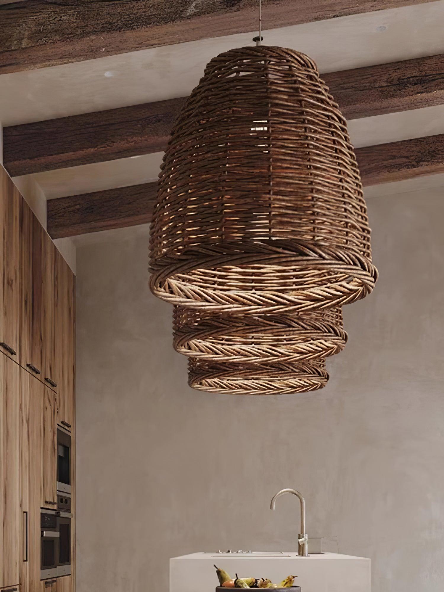 Hues Wicker Pendant Lamp