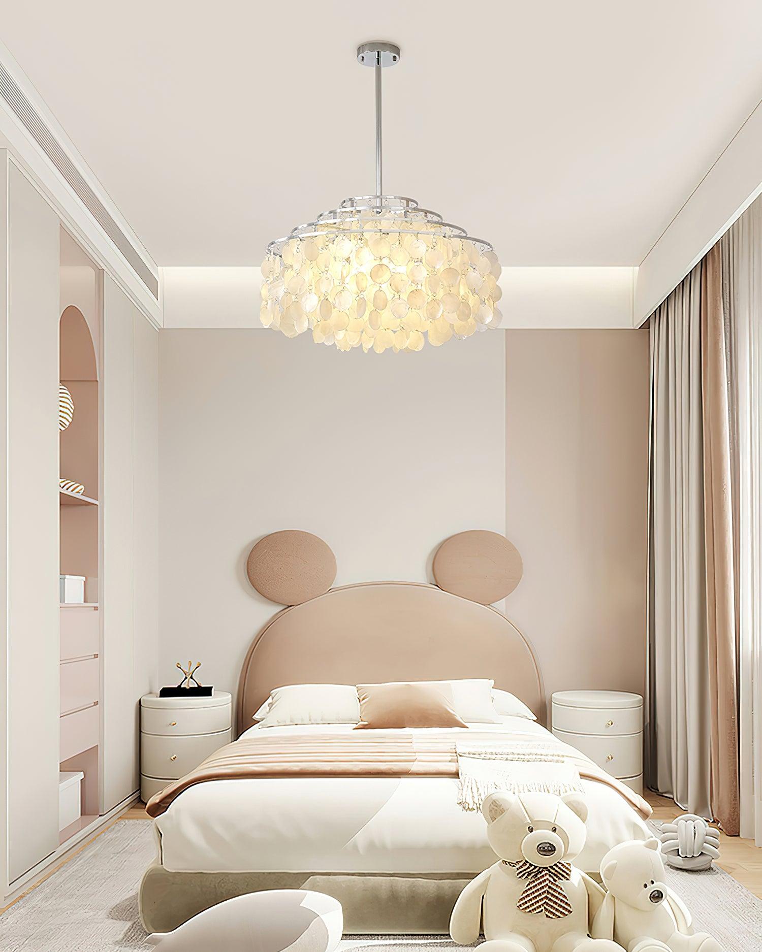 Round Shell Chandelier B