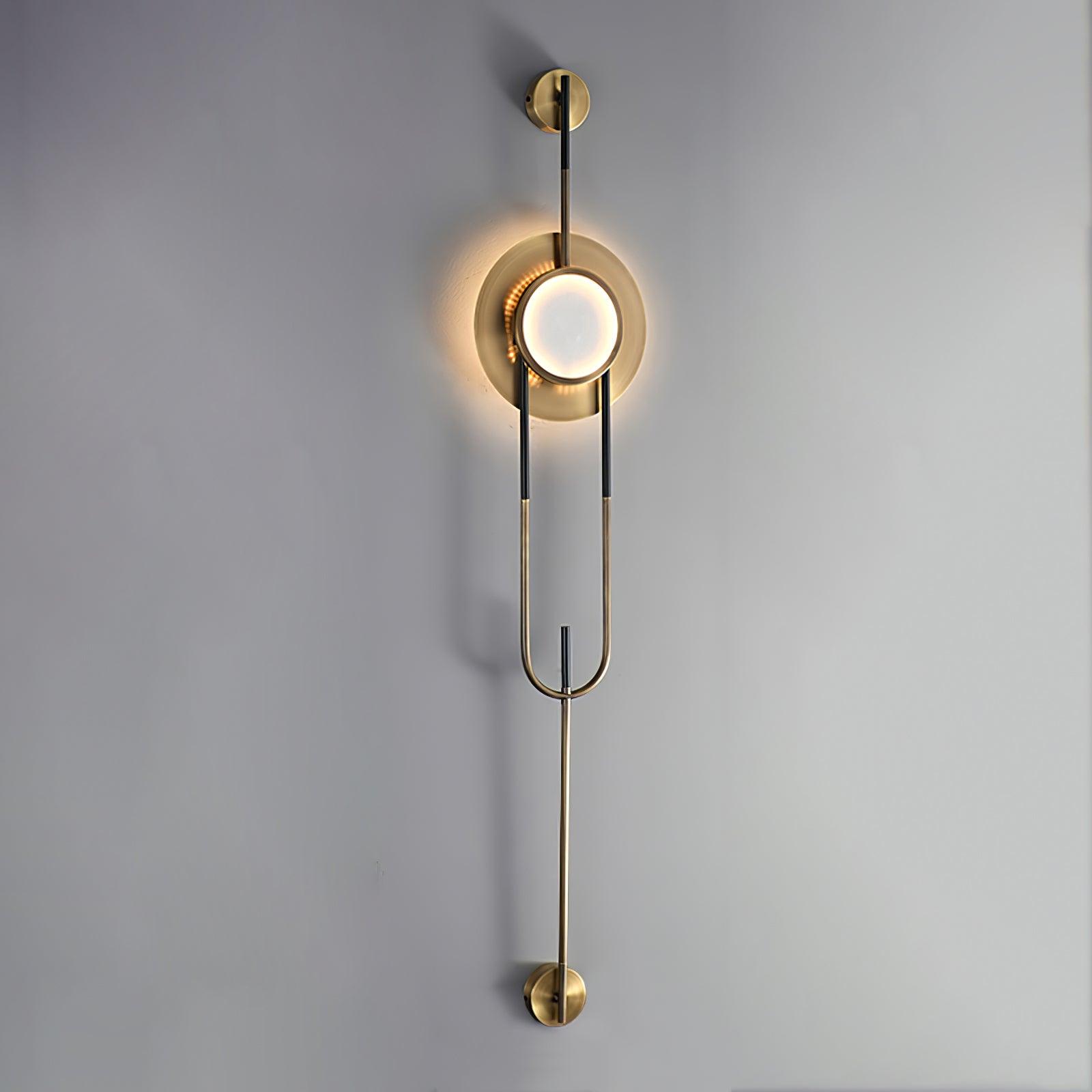 Circular Marble Wall Light