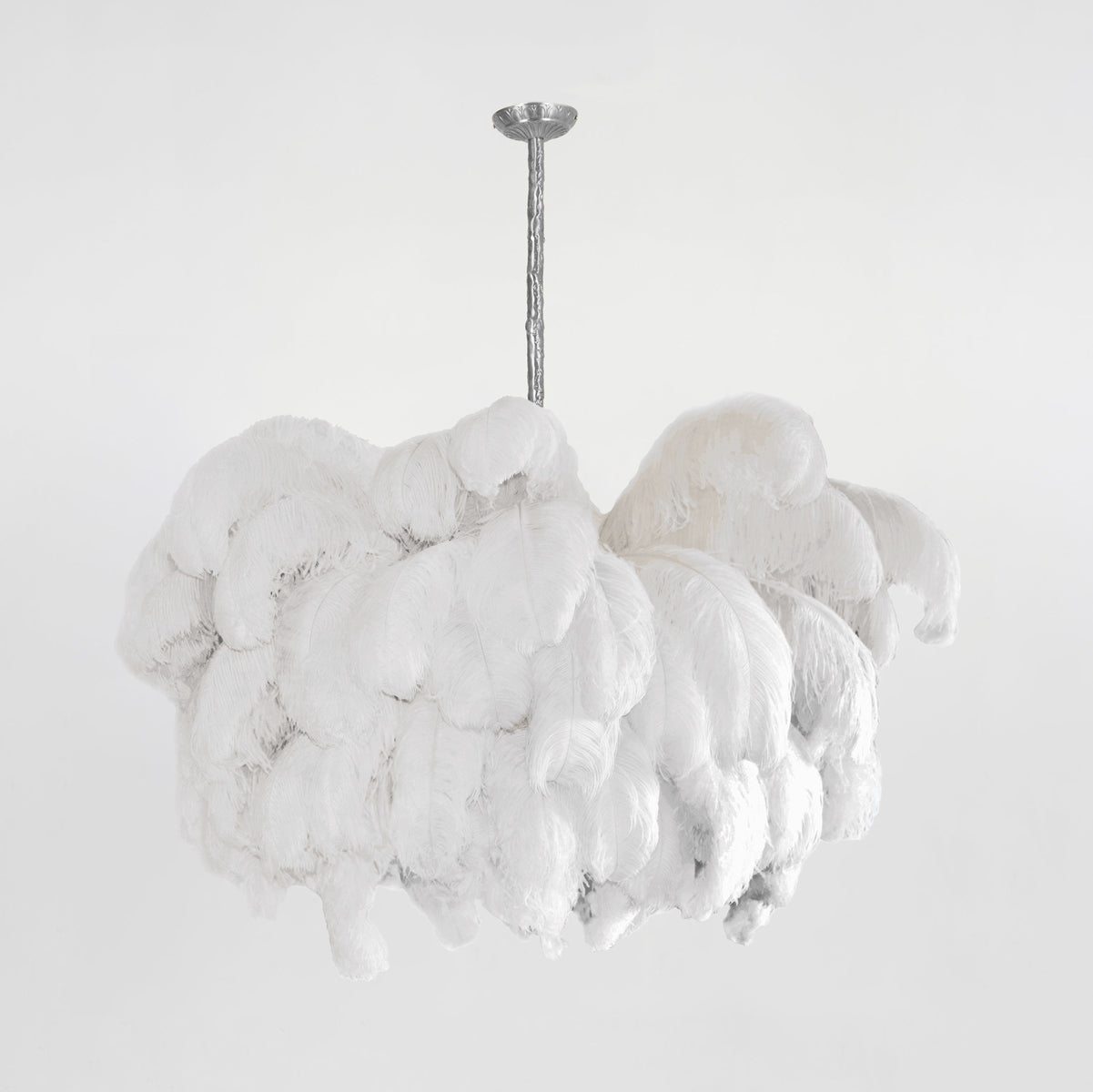 Ostrich Feather Chandelier