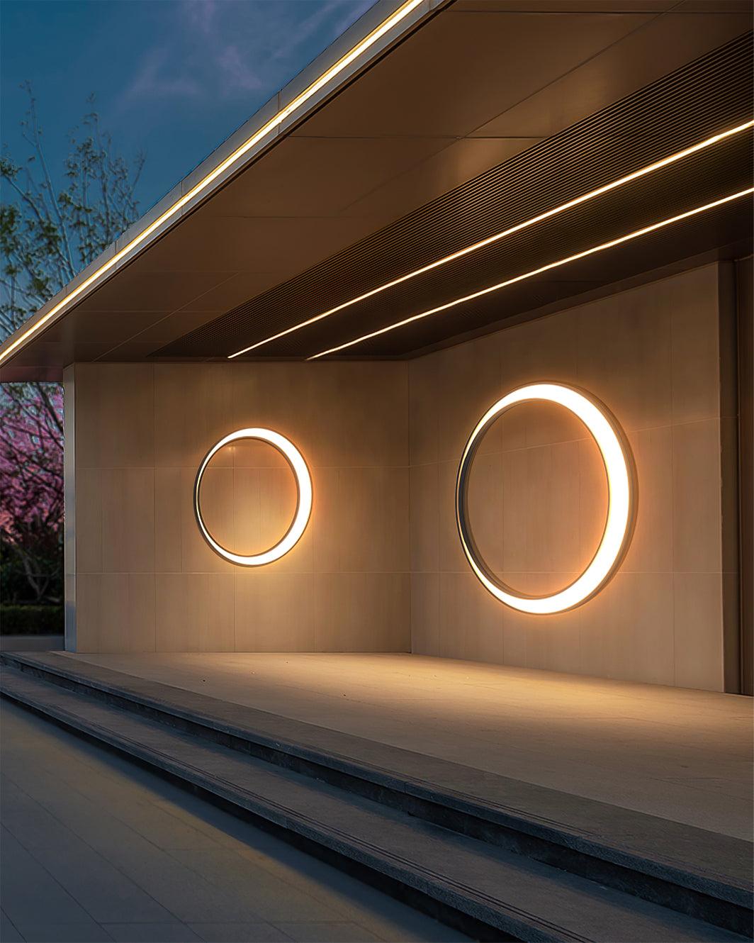 Moon Outdoor Wall Lamp