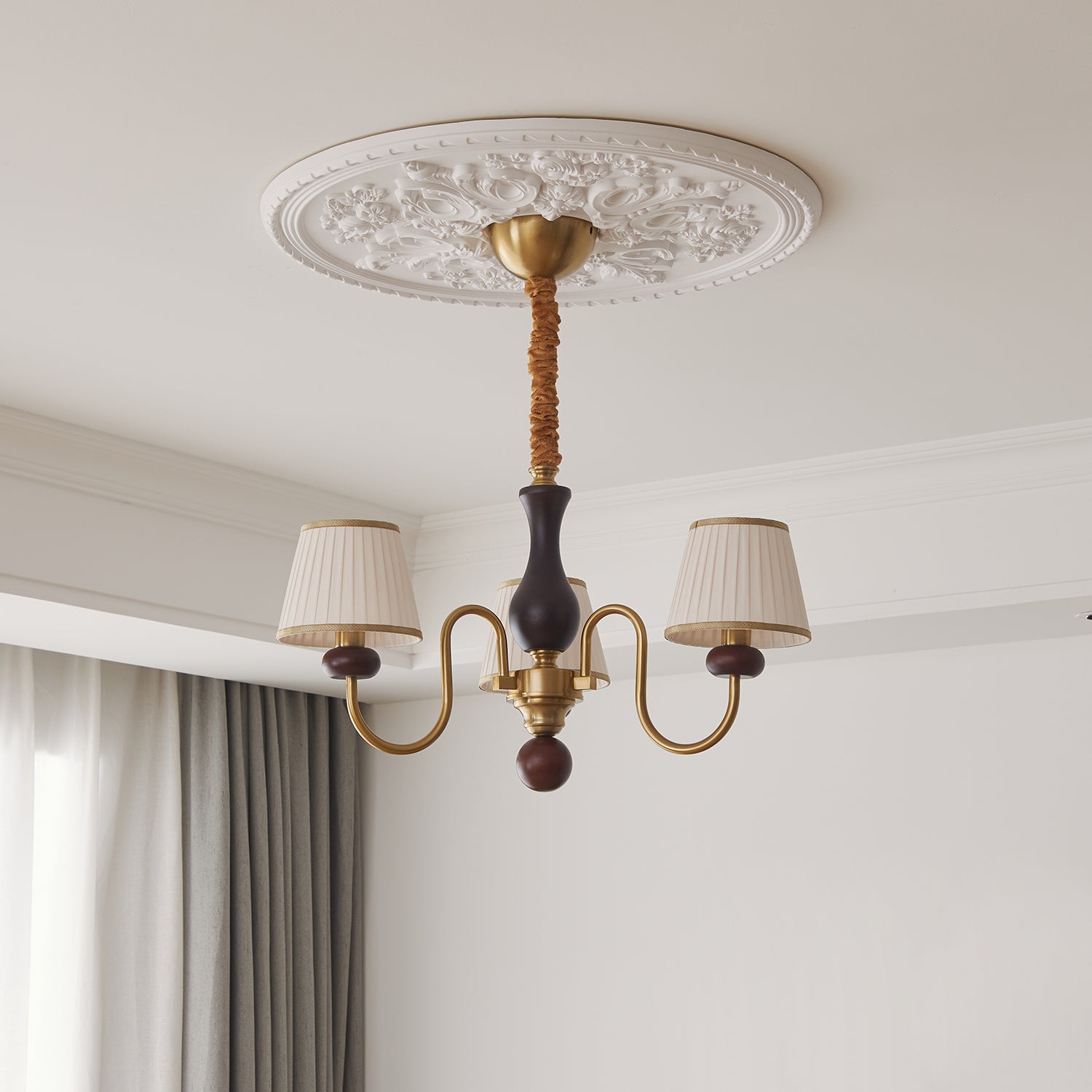 Walden Pleat Chandelier