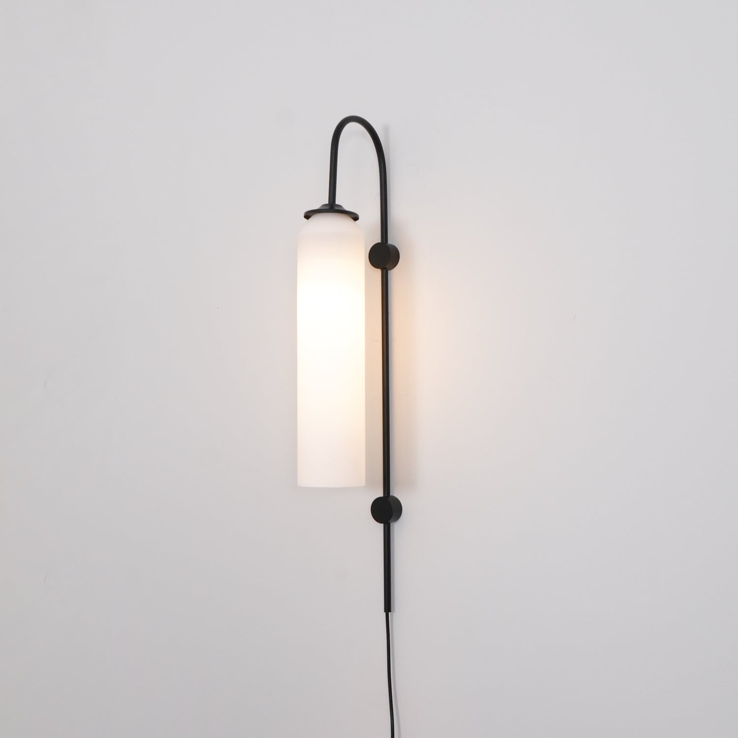 Modern Glass Plug-In Wall Lamp