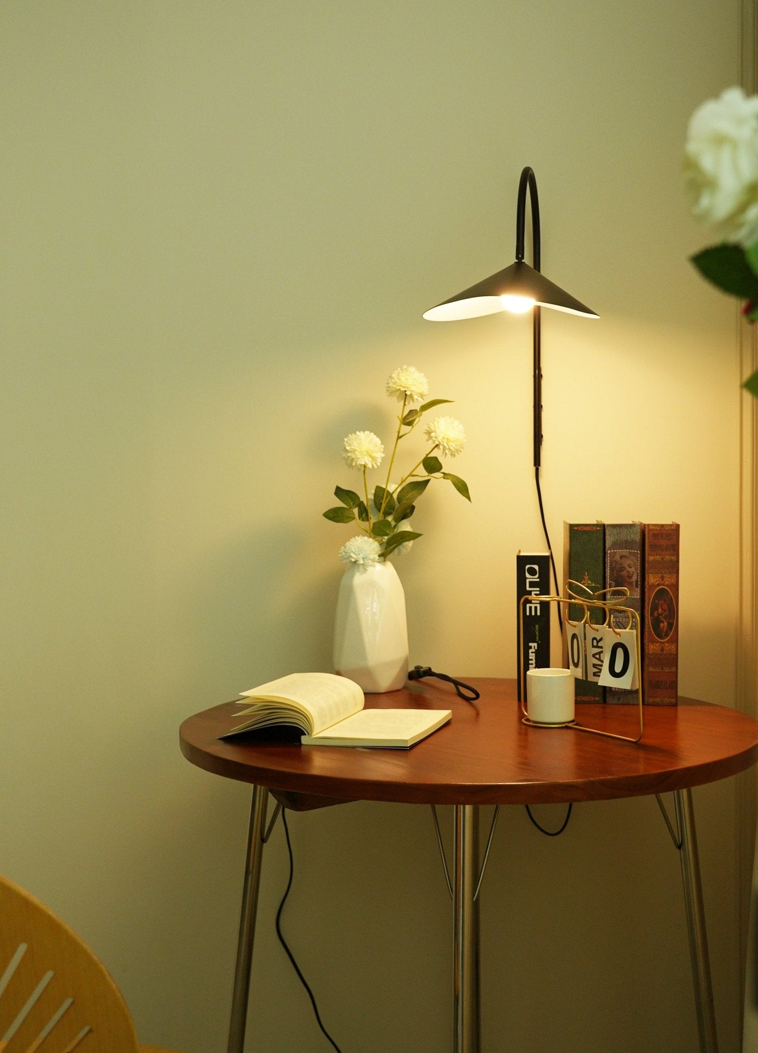 Arum Swivel Plug-in Wall Lamp